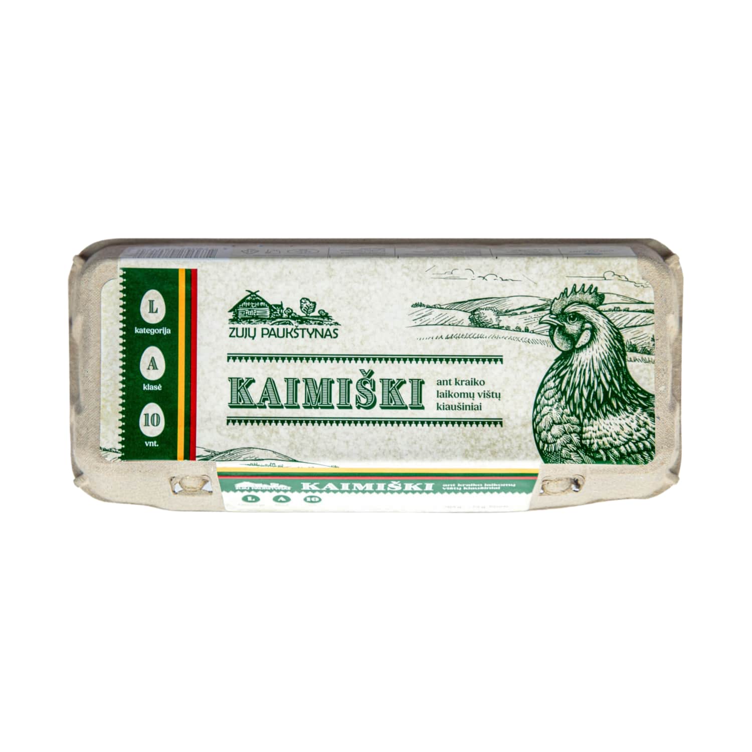 Kiaušiniai ZUJŲ PAUKŠTYNAS, L, 10 vnt.