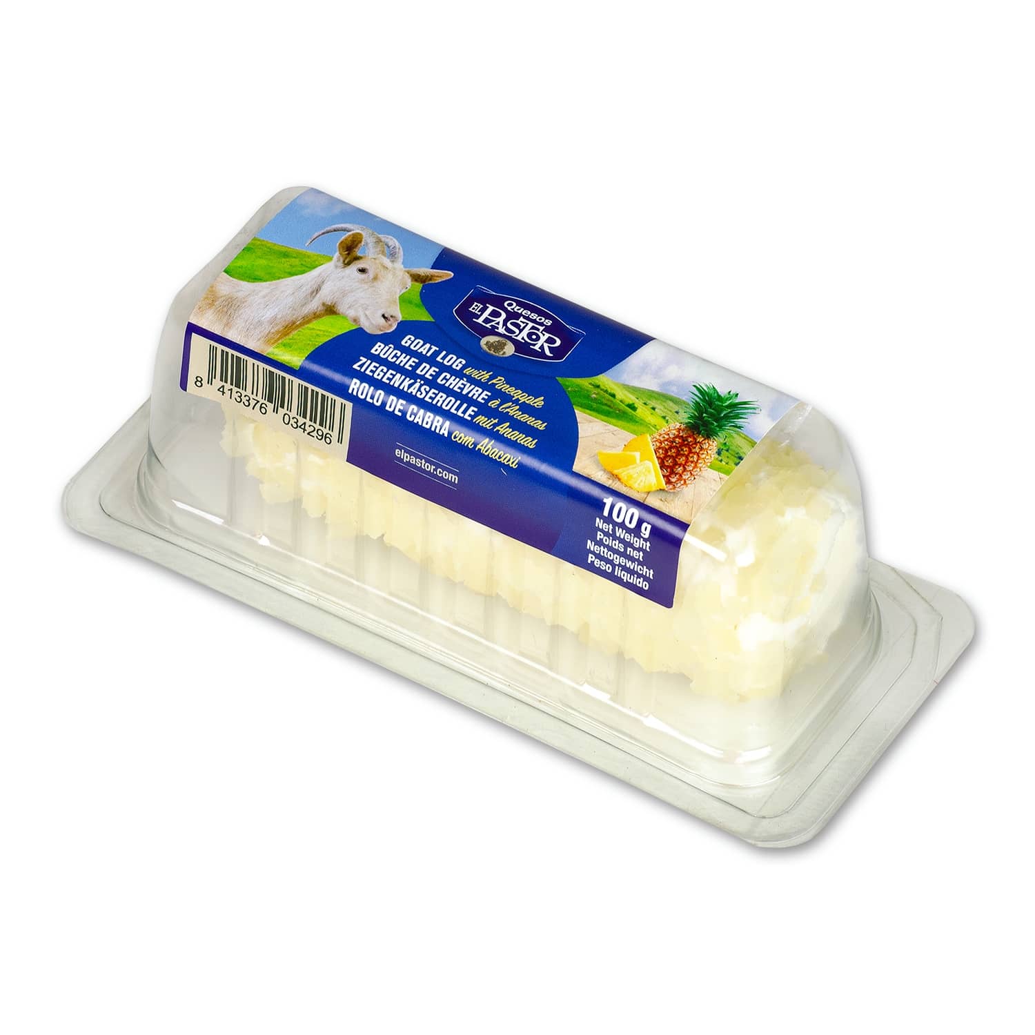 V. kitsepiimajuust ananas. 58% El Pastor 100g