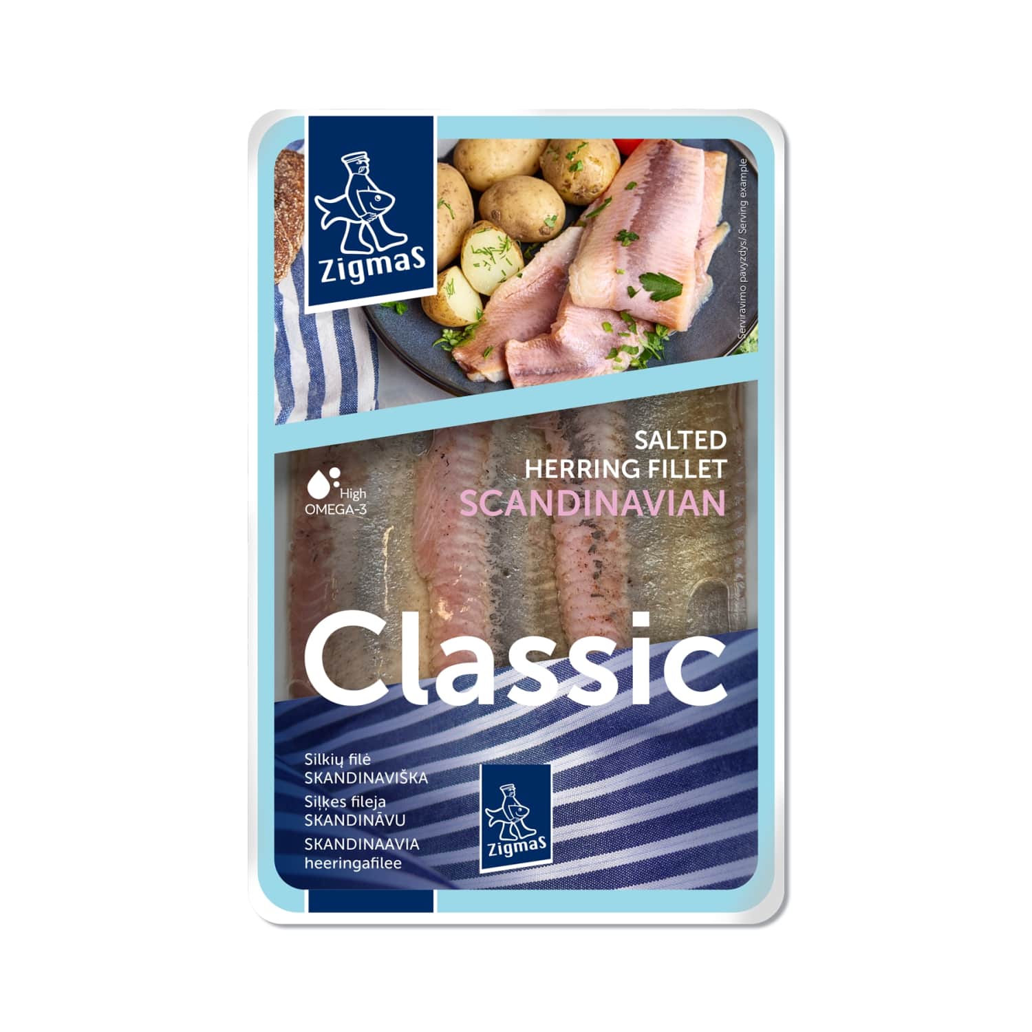 Heeringafilee õlis vähesoolatud Zigmas 240g