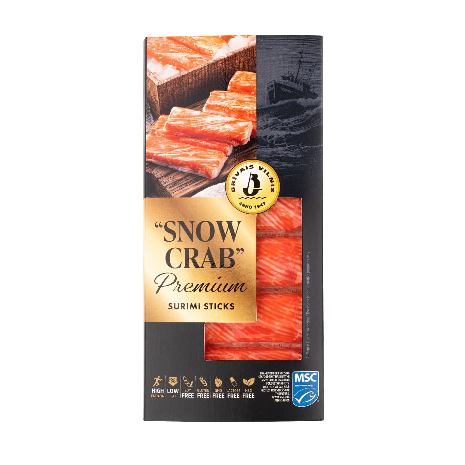 Surimi nūj. Atlantika sniega krabju g. 150g