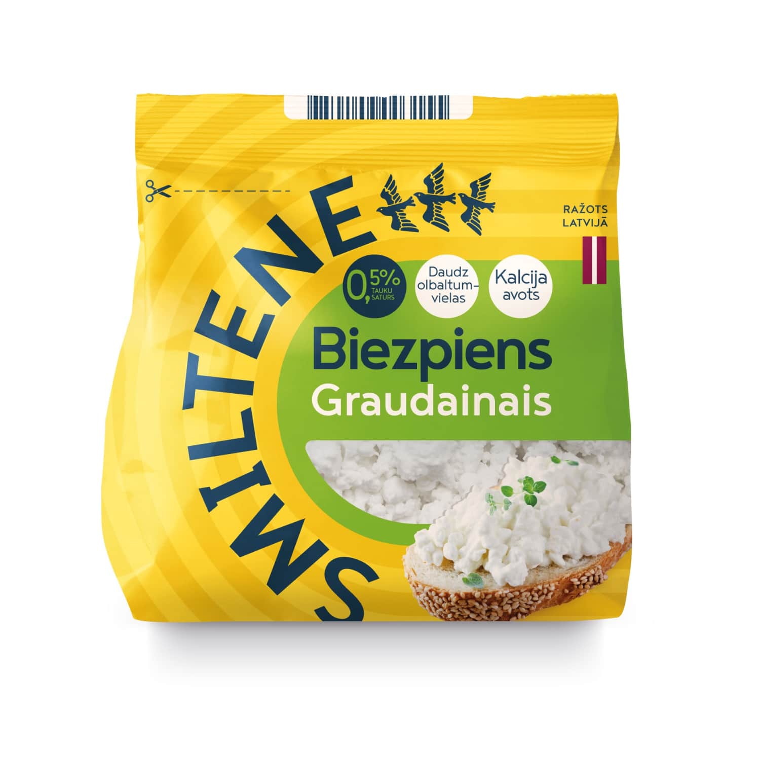 Graudainais biezpiens Smiltene 0,5% 200g