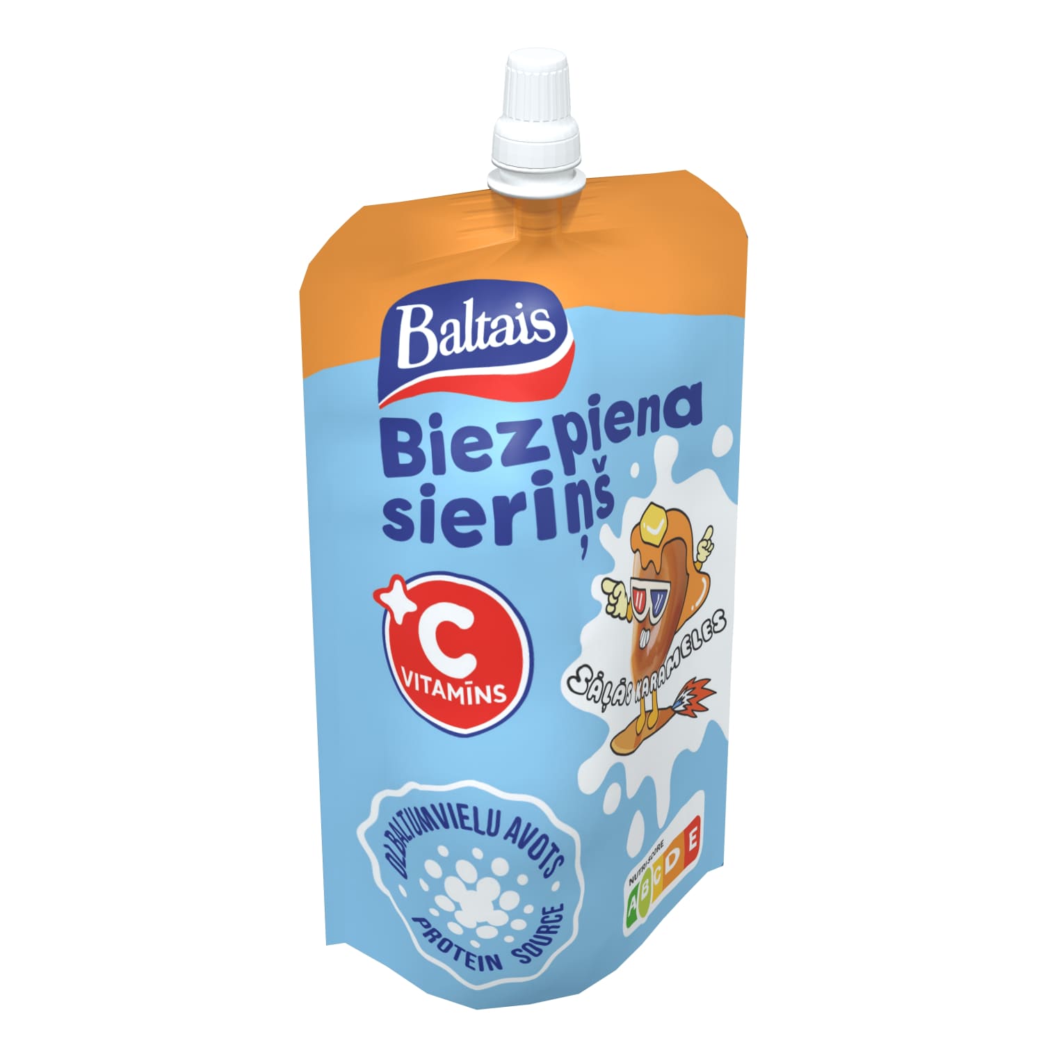 Biezpiena sieriņš Baltais sāļās karamel. 100g