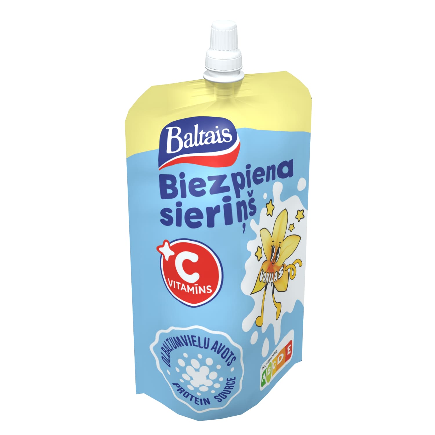 Biezpiena sieriņš Baltais vaniļas 100g
