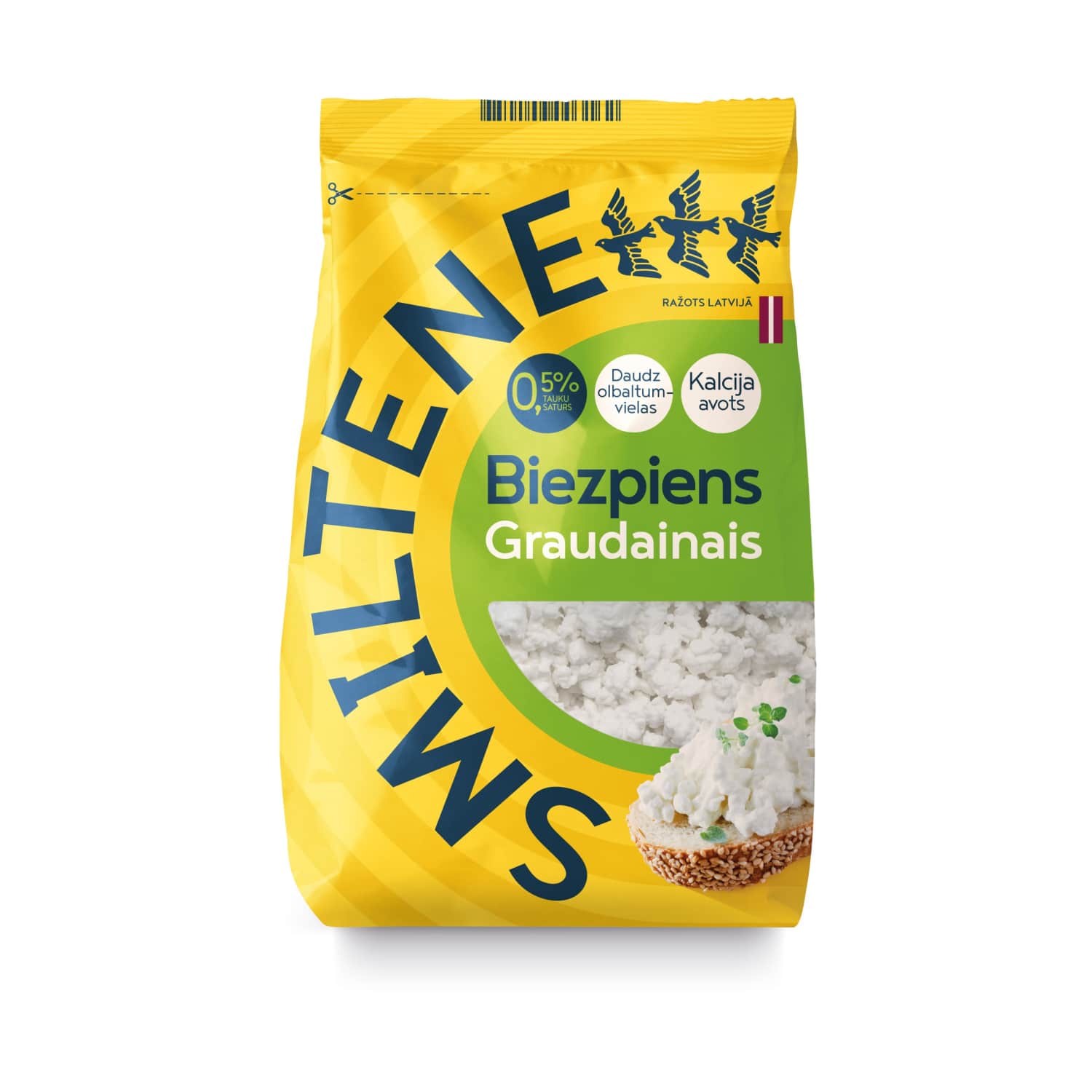 Graudainais biezpiens Smiltene 0,5% 400g