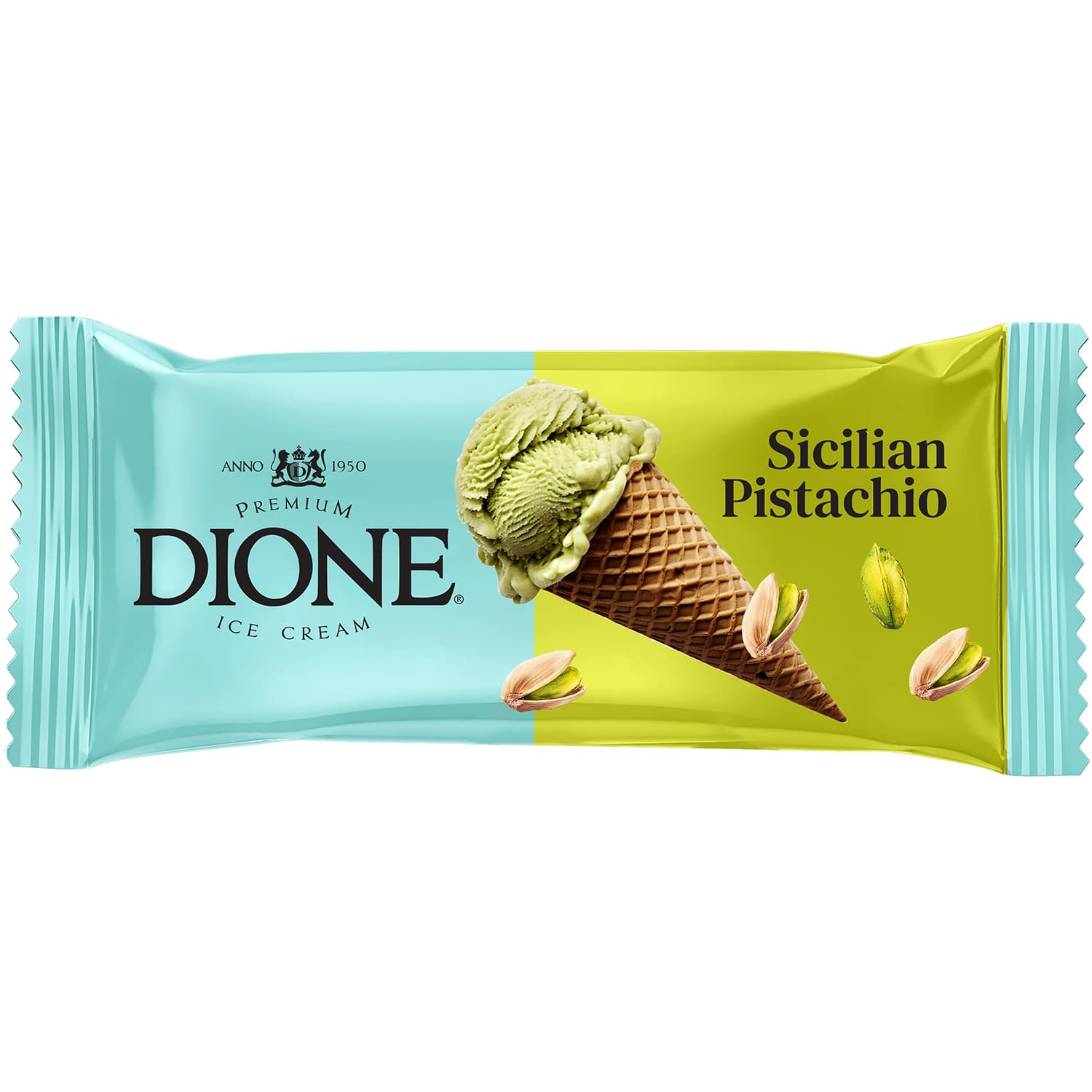 Valg. Sicil. pistacijų ledai DIONE, 130ml/68g