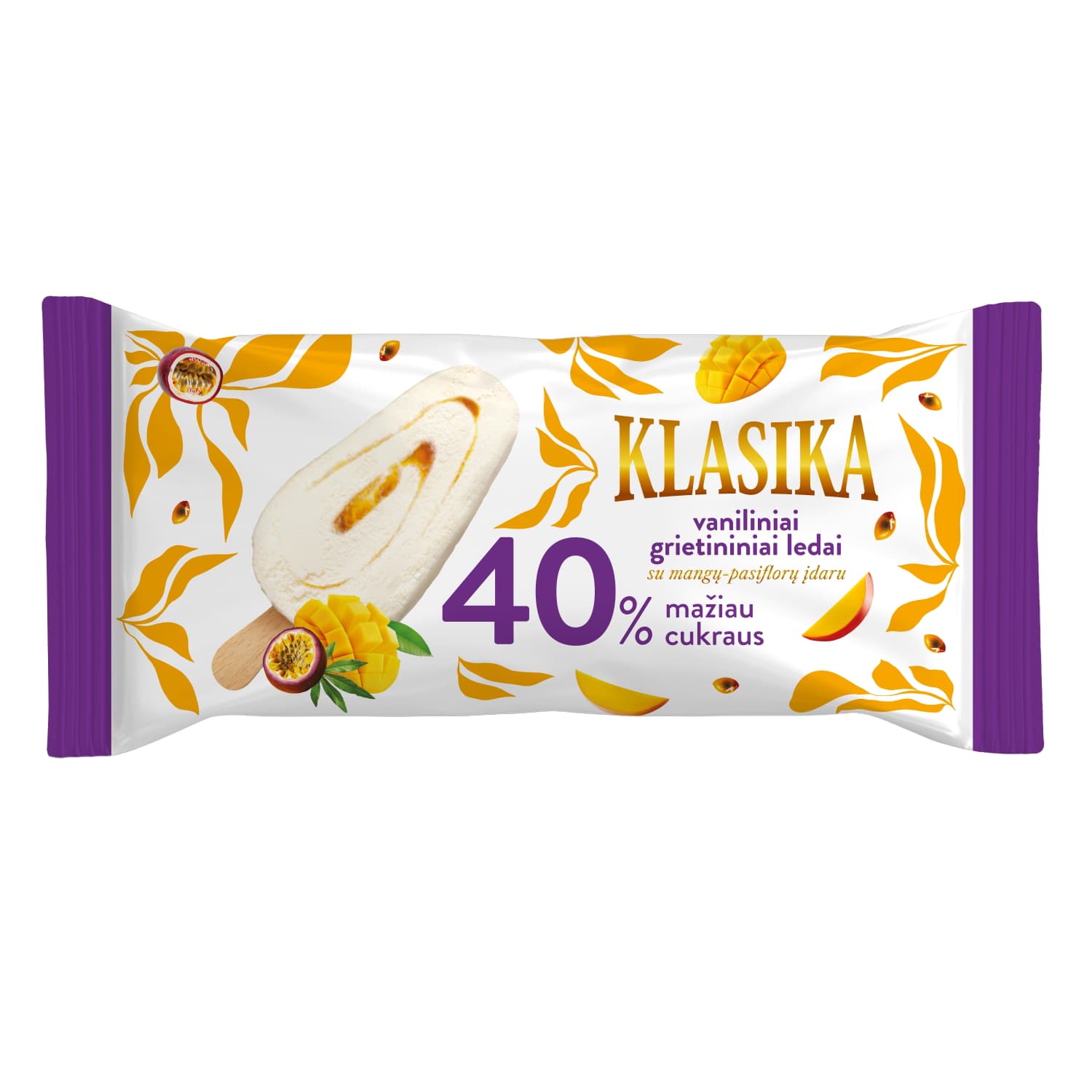 Valg. ledai su mangų įd. KLASIKA, 100ml/50g