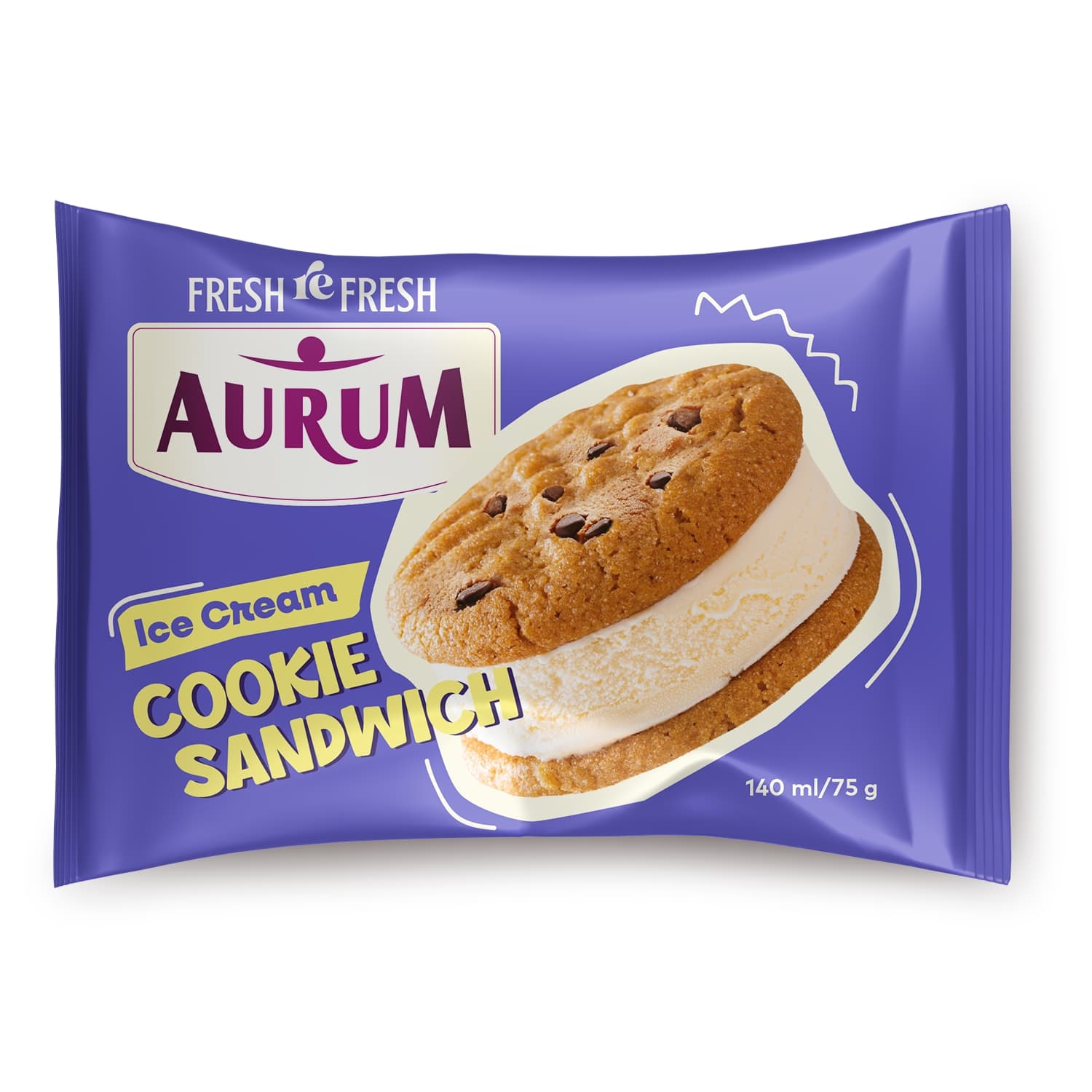 Van. valg. ledai tarp saus. AURUM, 140ml/75g