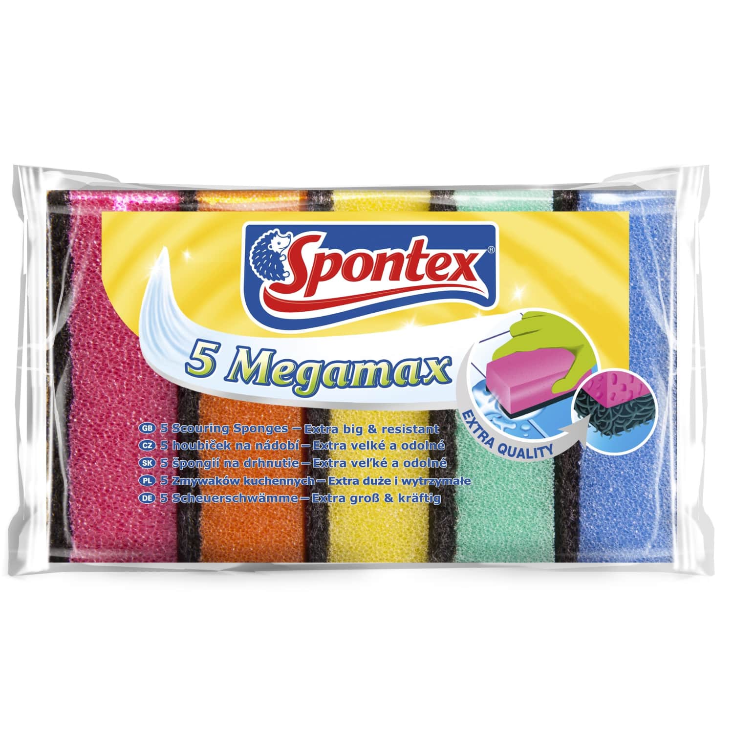 Spontex küürimiskäsnad Megamax  5tk SS26