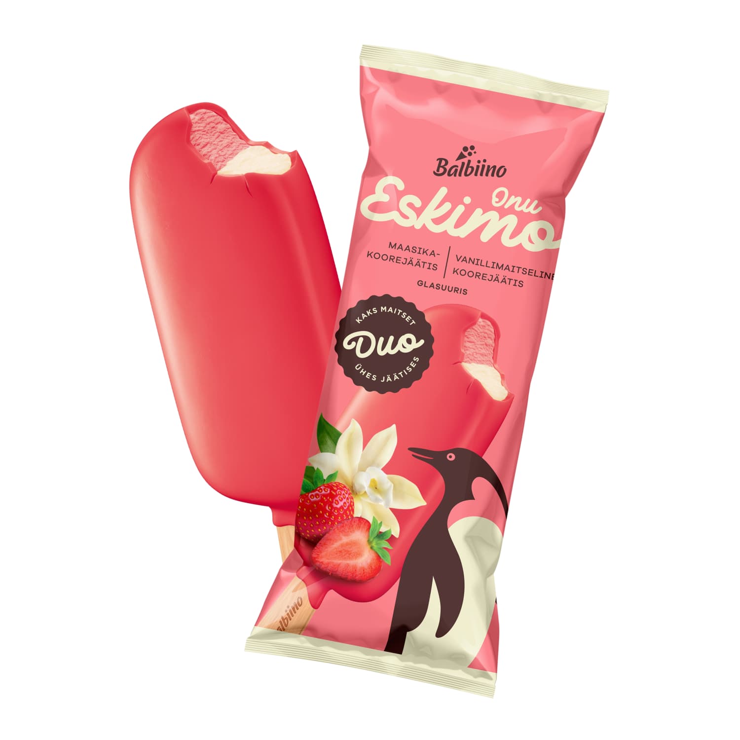 Koorejä. maas.-van. maasikagl. Onu Eskimo 84g