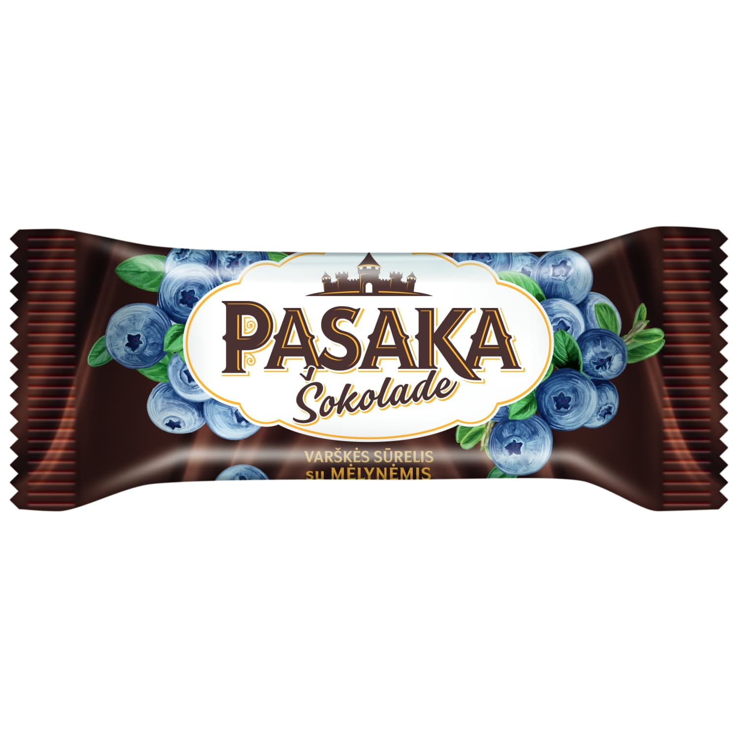 Varškės sūrelis su mėlynėmis PASAKA, 20 %,40g