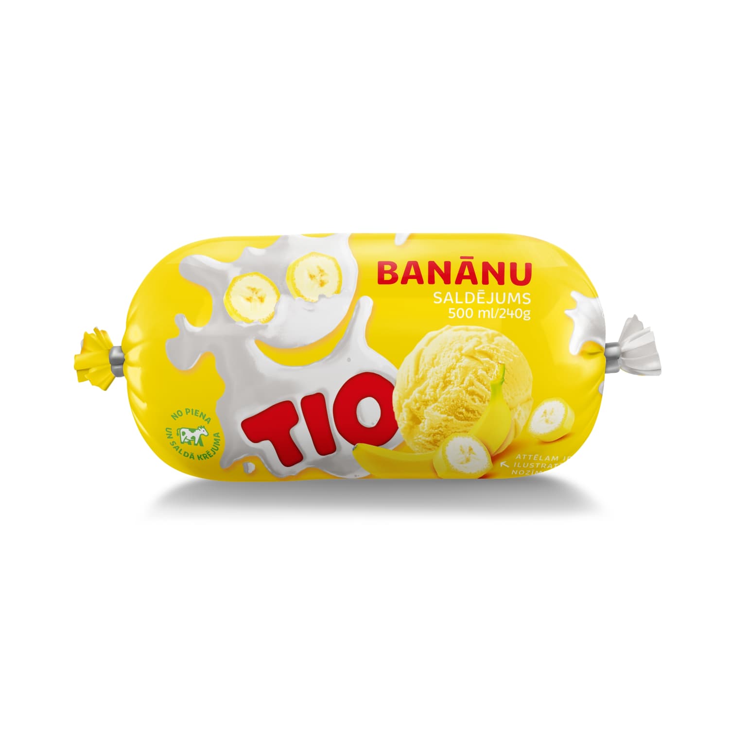 Saldējums Tio banānu 500ml/240g