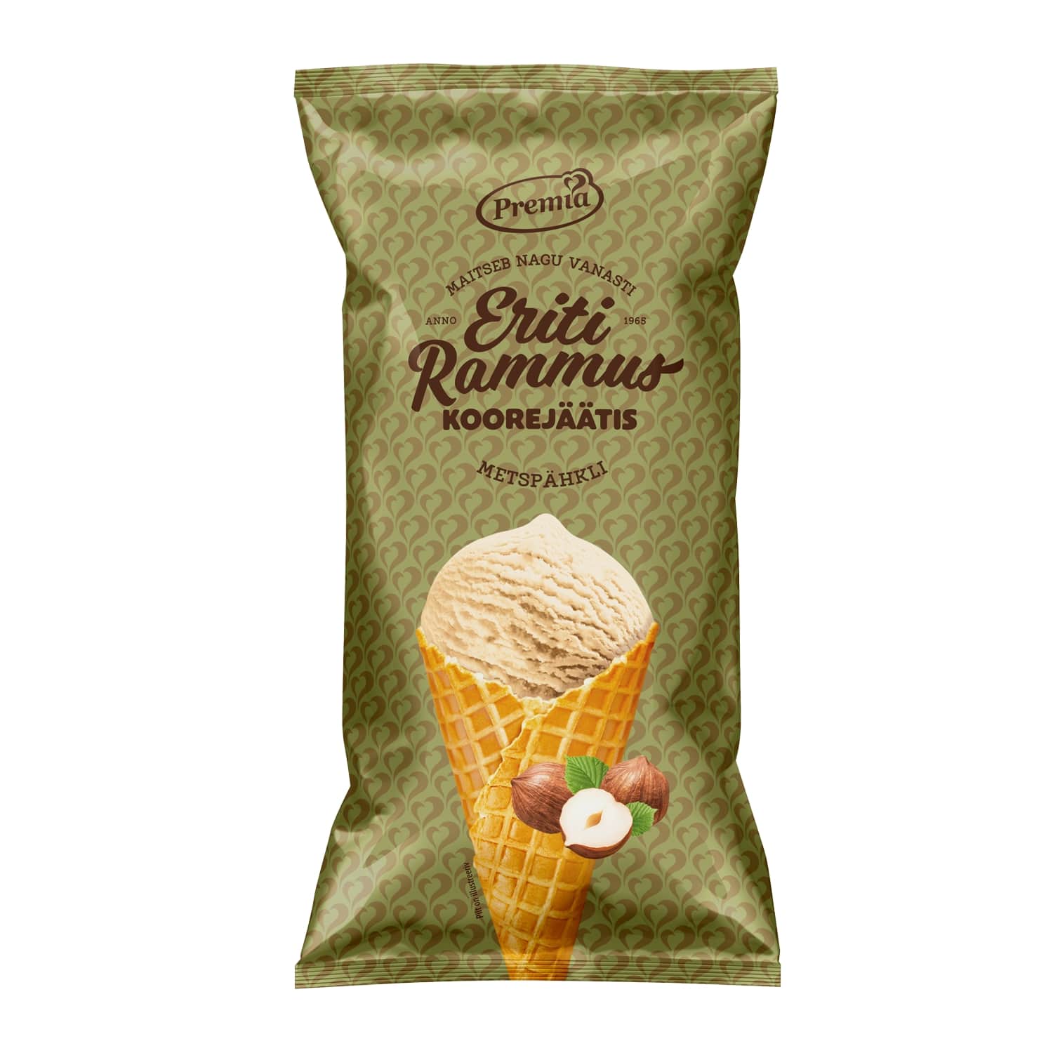 Koorejäätis metsapäh. Eriti Rammus 100g/200ml