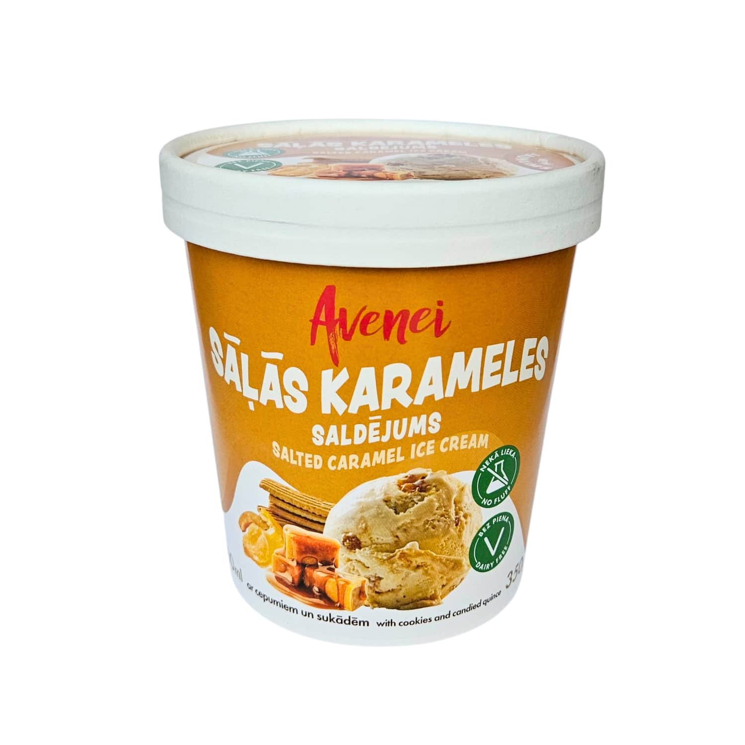Saldējums Avenei sāļ.kar.ar cepum. 420ml/350g