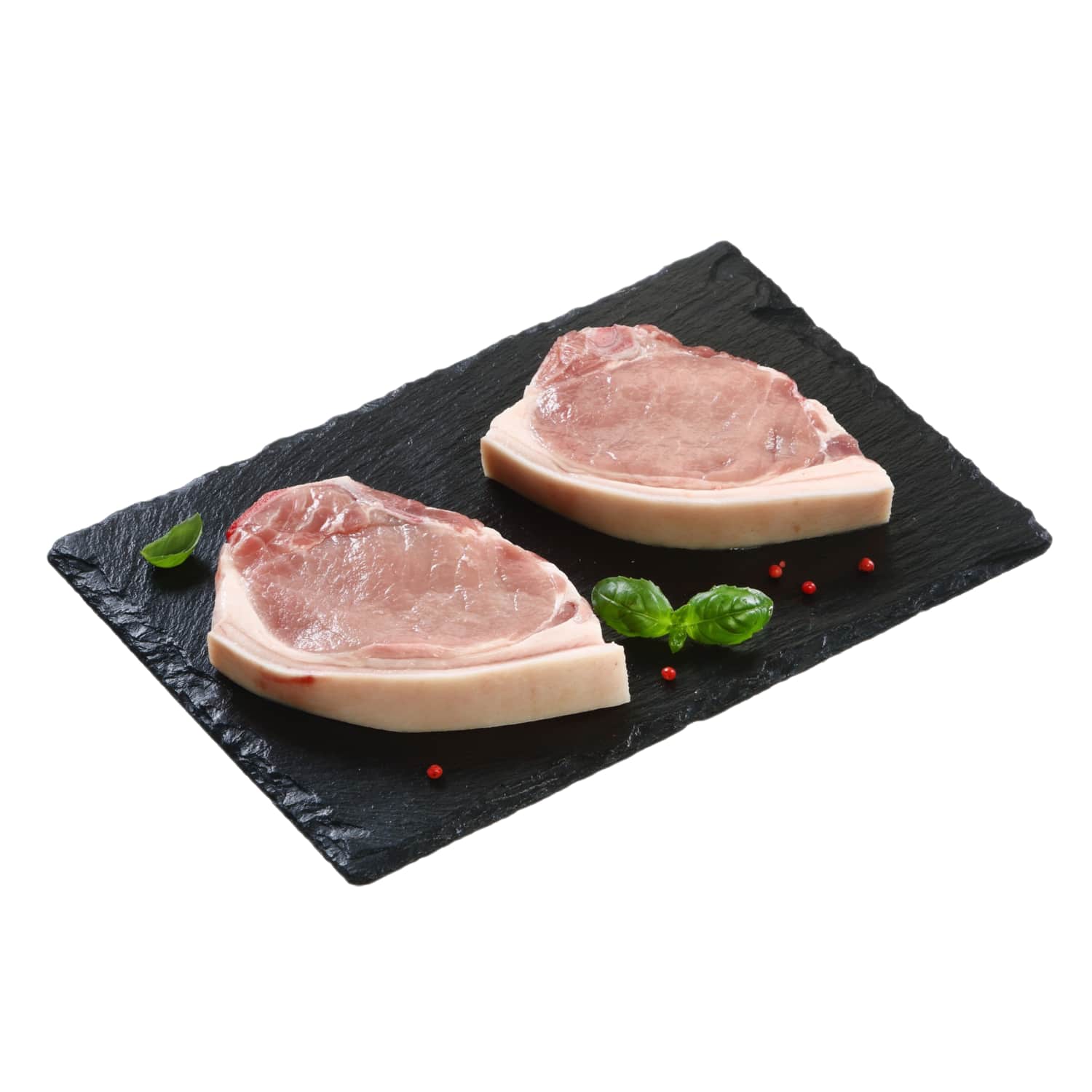 Atš. pj. kiaulienos nugarinė su kaulais, 1 kg