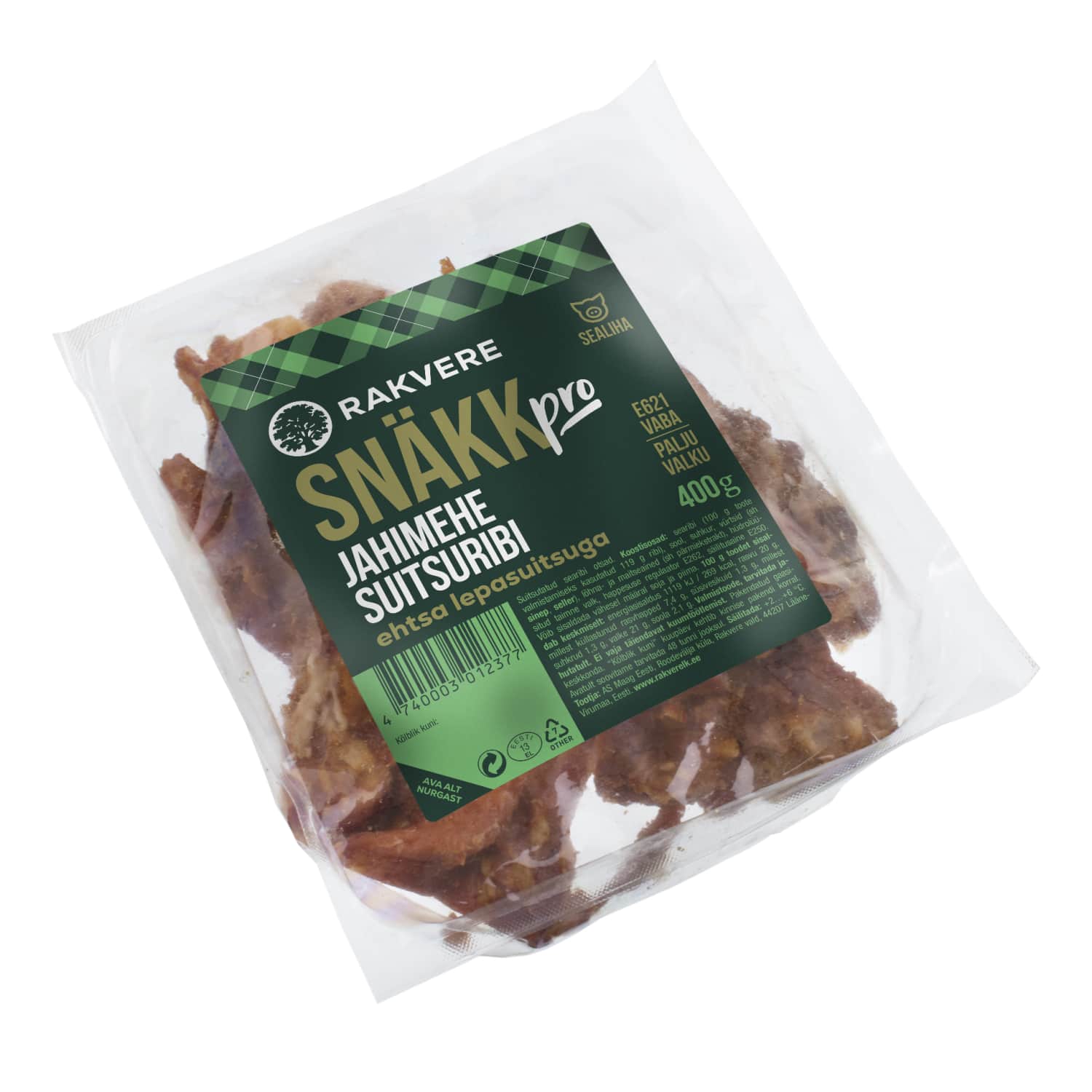 Snäkk pro Jahimehe suitsuribi Rakvere 400g