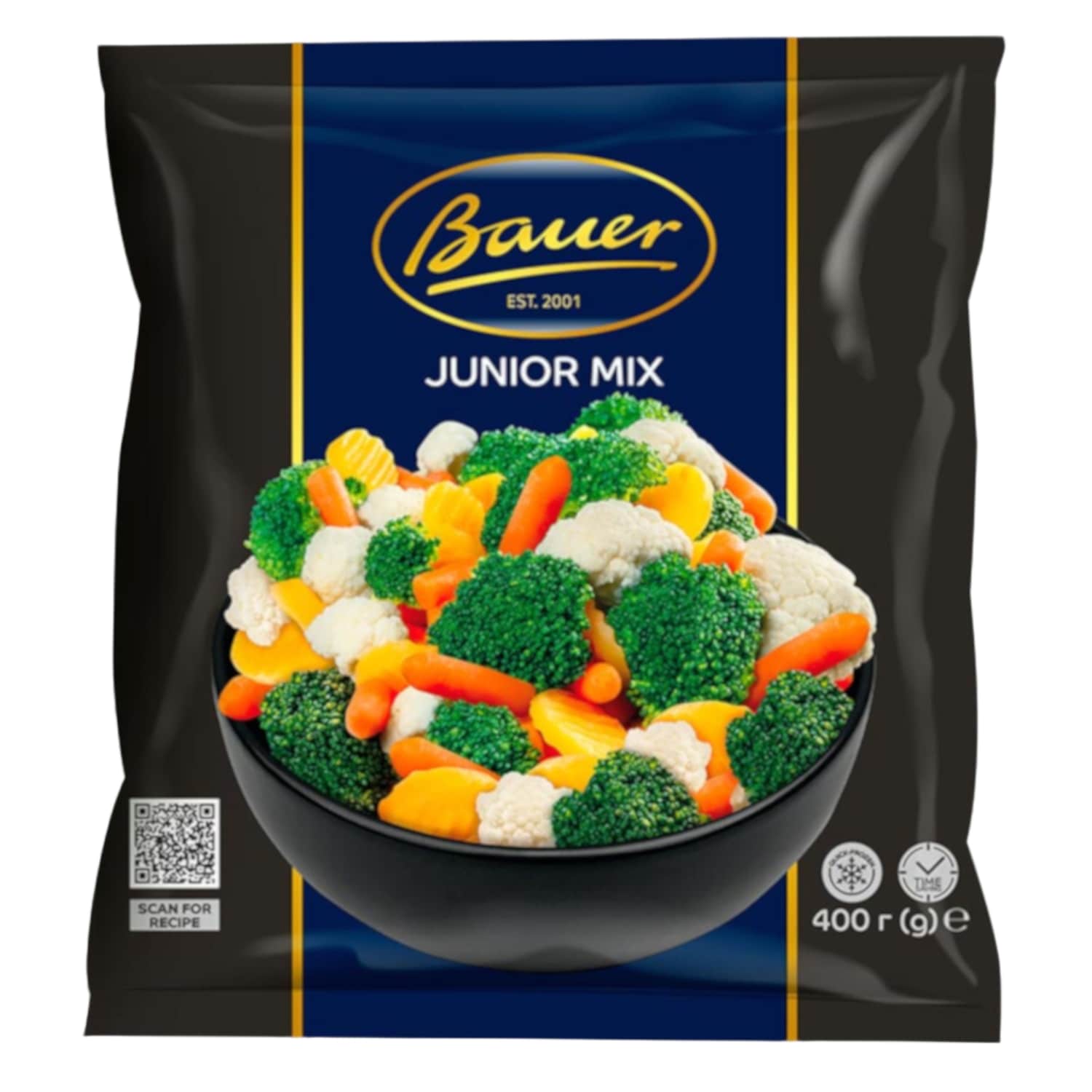 Dārzeņu maisījums Bauer Junior Mix 400g