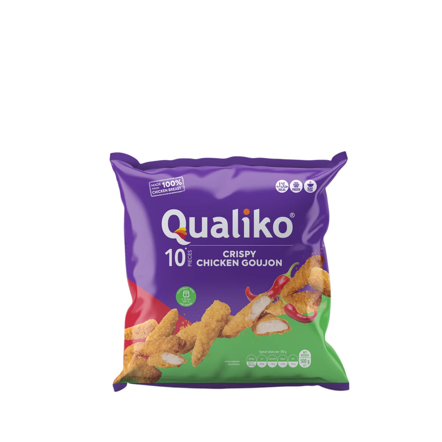 Šnicelis džiūvesėliuose QUALIKO, 500 g