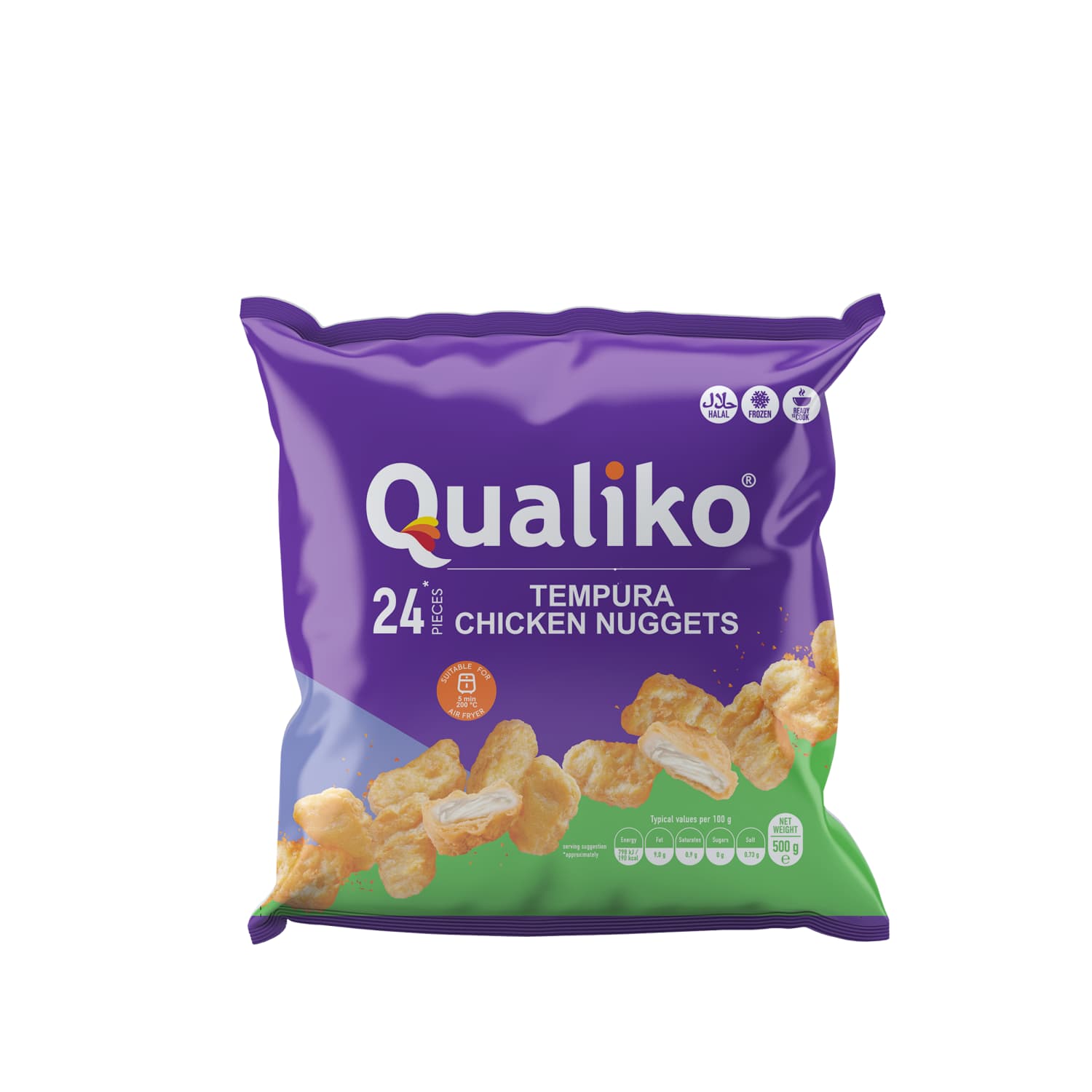 Kananagitsad paneeringus Qualiko Tempura 500g