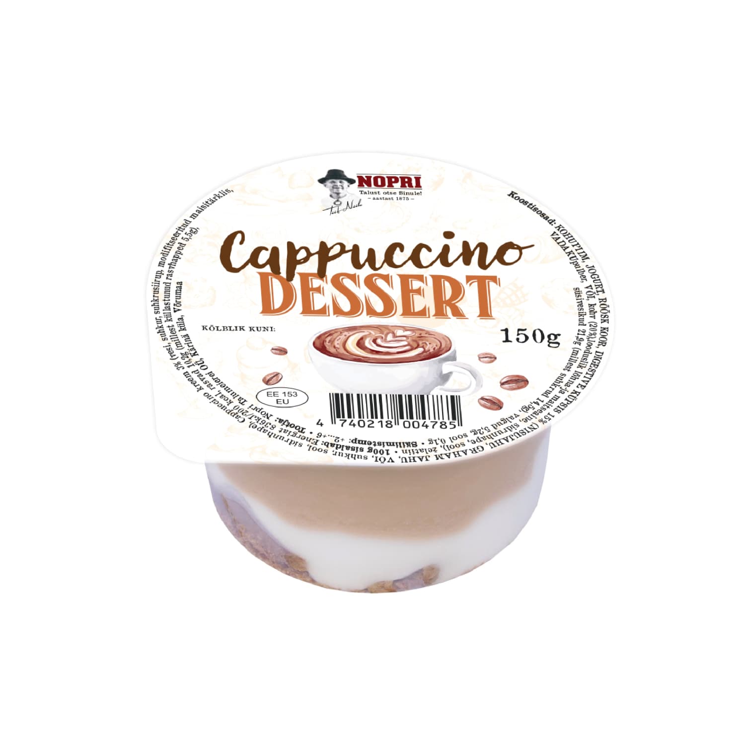 Dessert Cappuccino Nopri 150g