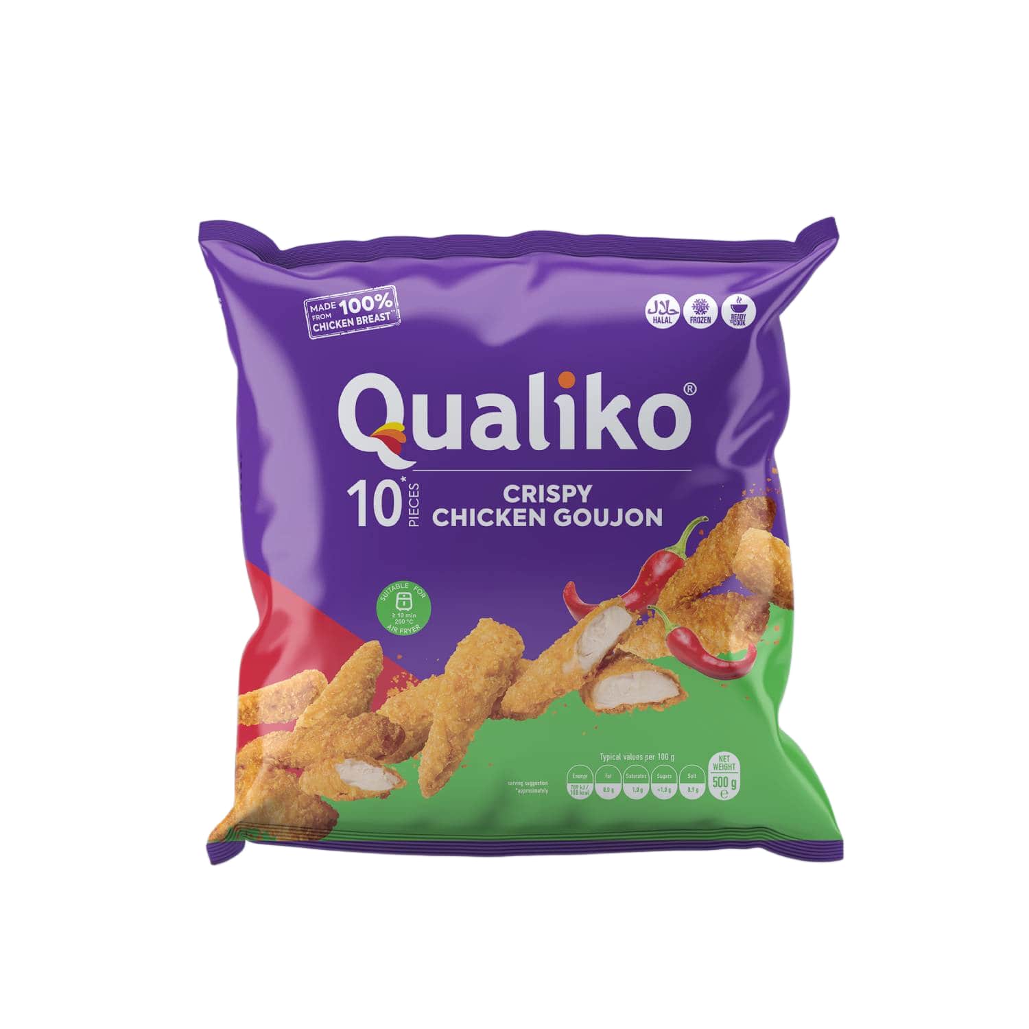 Vištienos juostelės QUALIKO GOUJON, 500 g