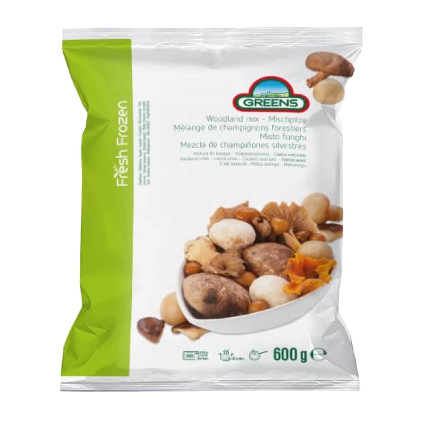 Saldēts sēņu maisījums Greens 600g