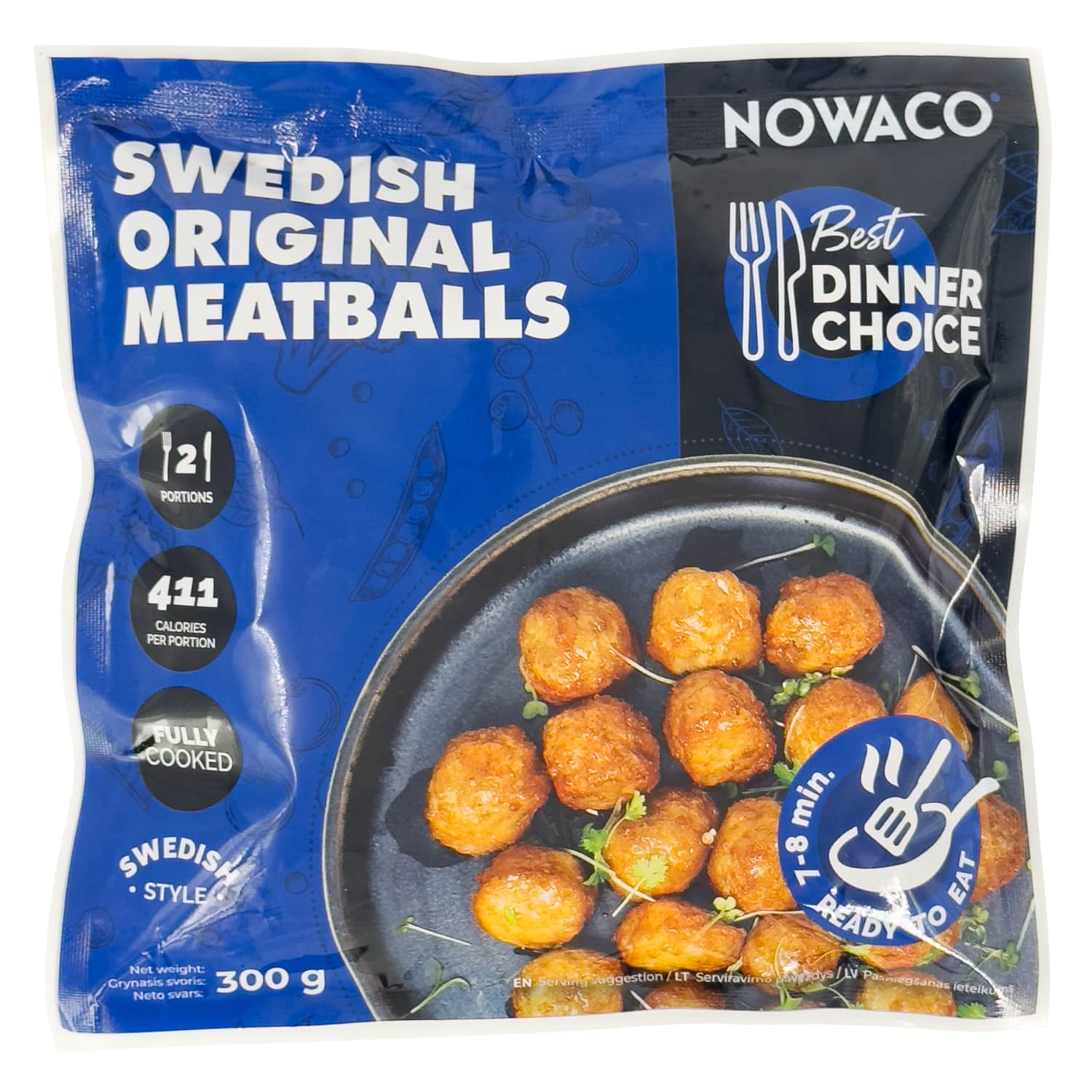 Švediški mėsos kukuliai NOWACO, 300 g