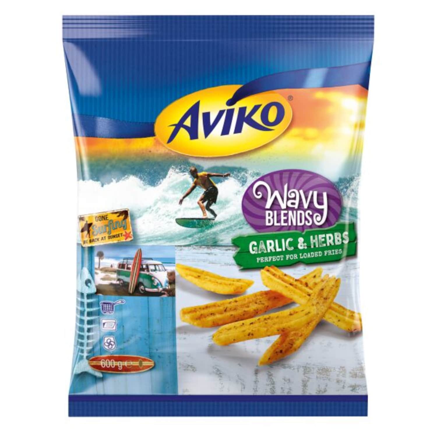 Friikartulid küüslaugu-ürdi Aviko külm. 600g