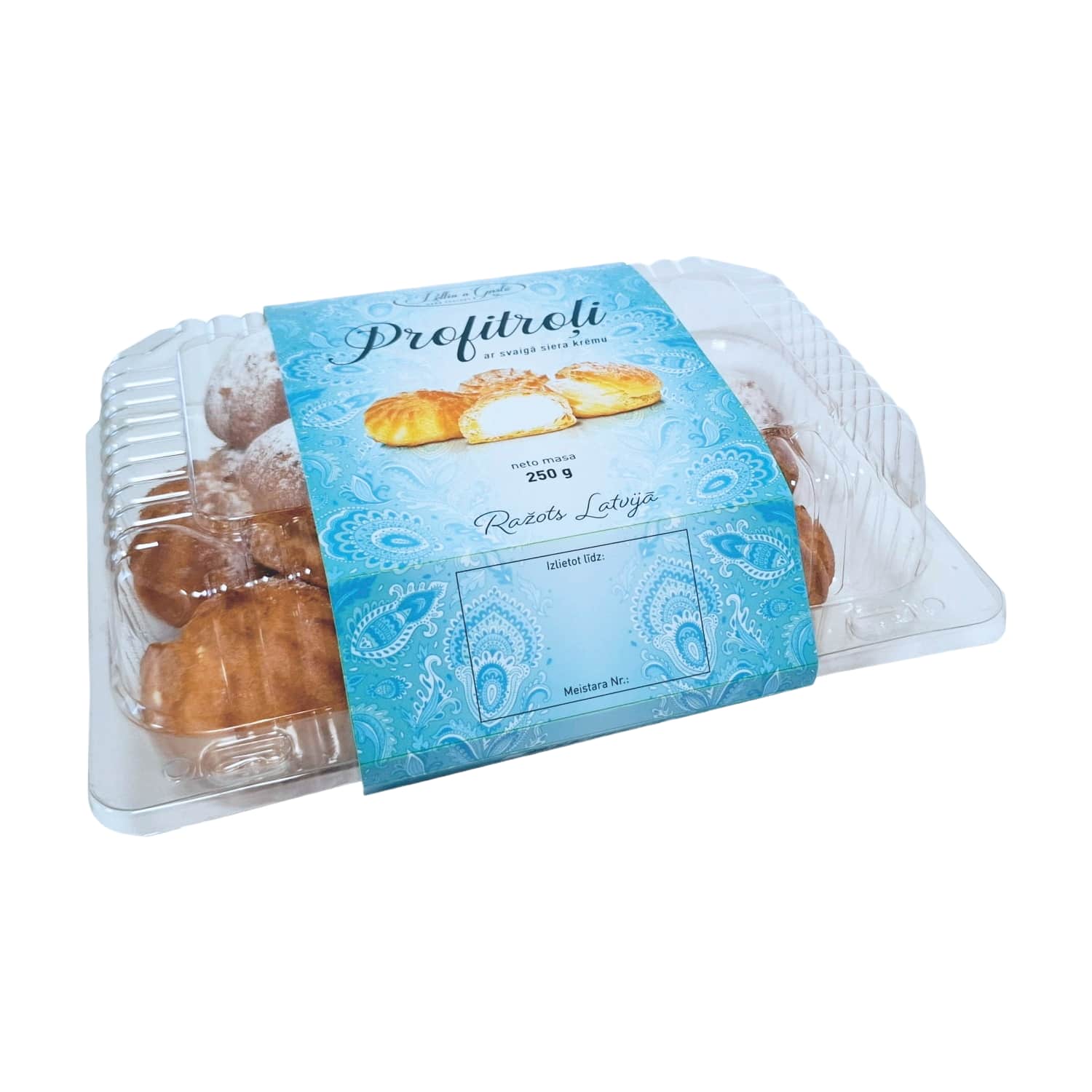 Profitroļi Pellija ar svaigā siera krēmu 250g