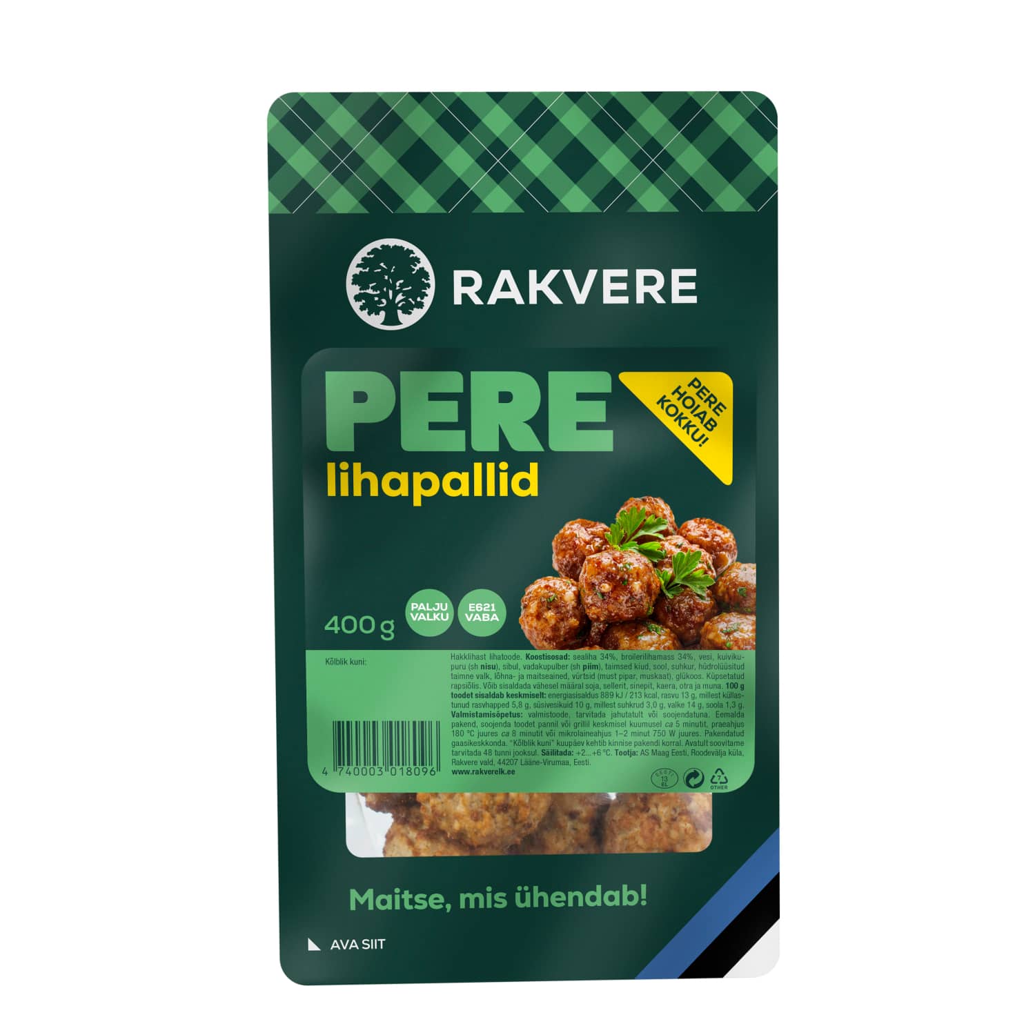 Pere lihapallid Rakvere 400g