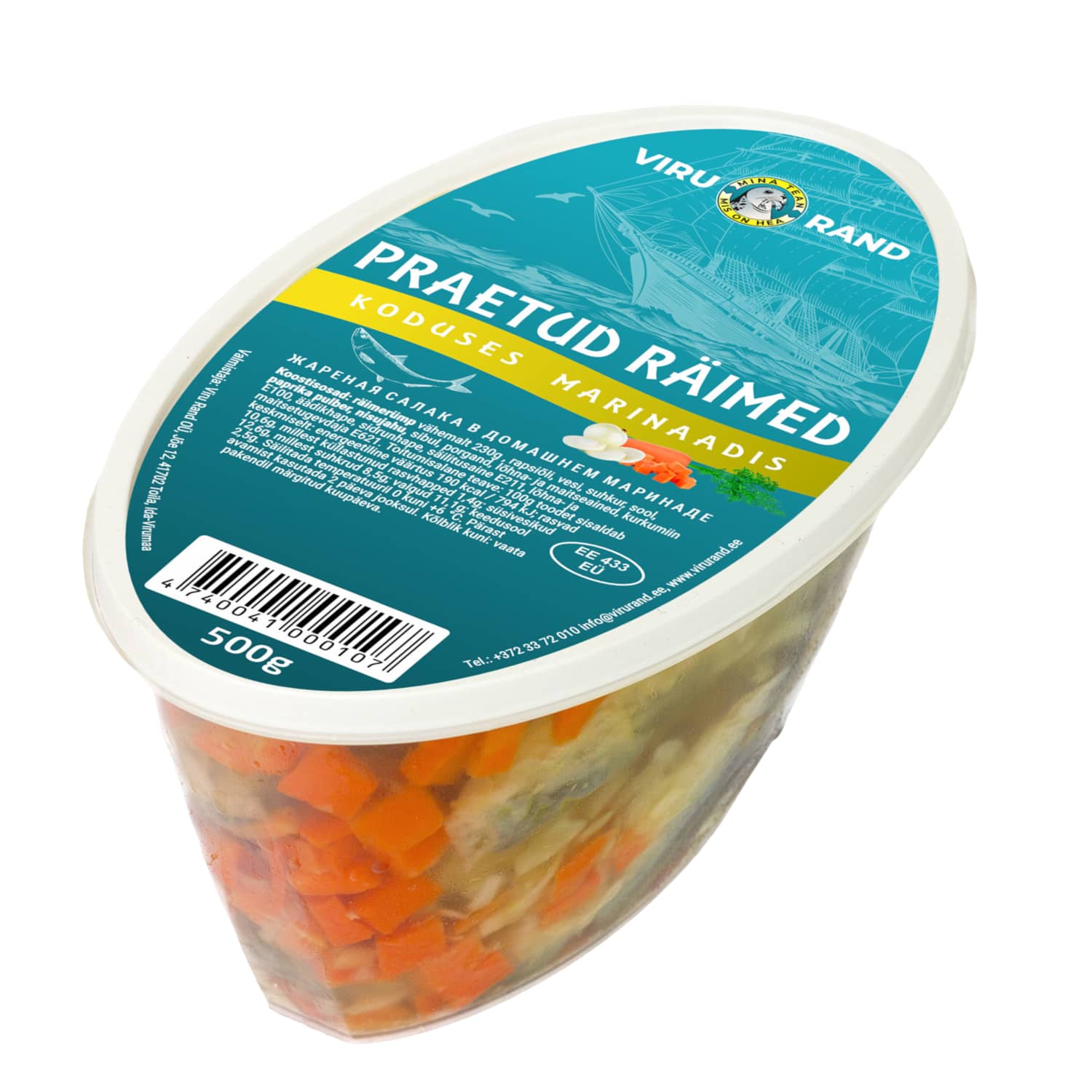 Praetud räimed koduses mar. Viru Rand 500g