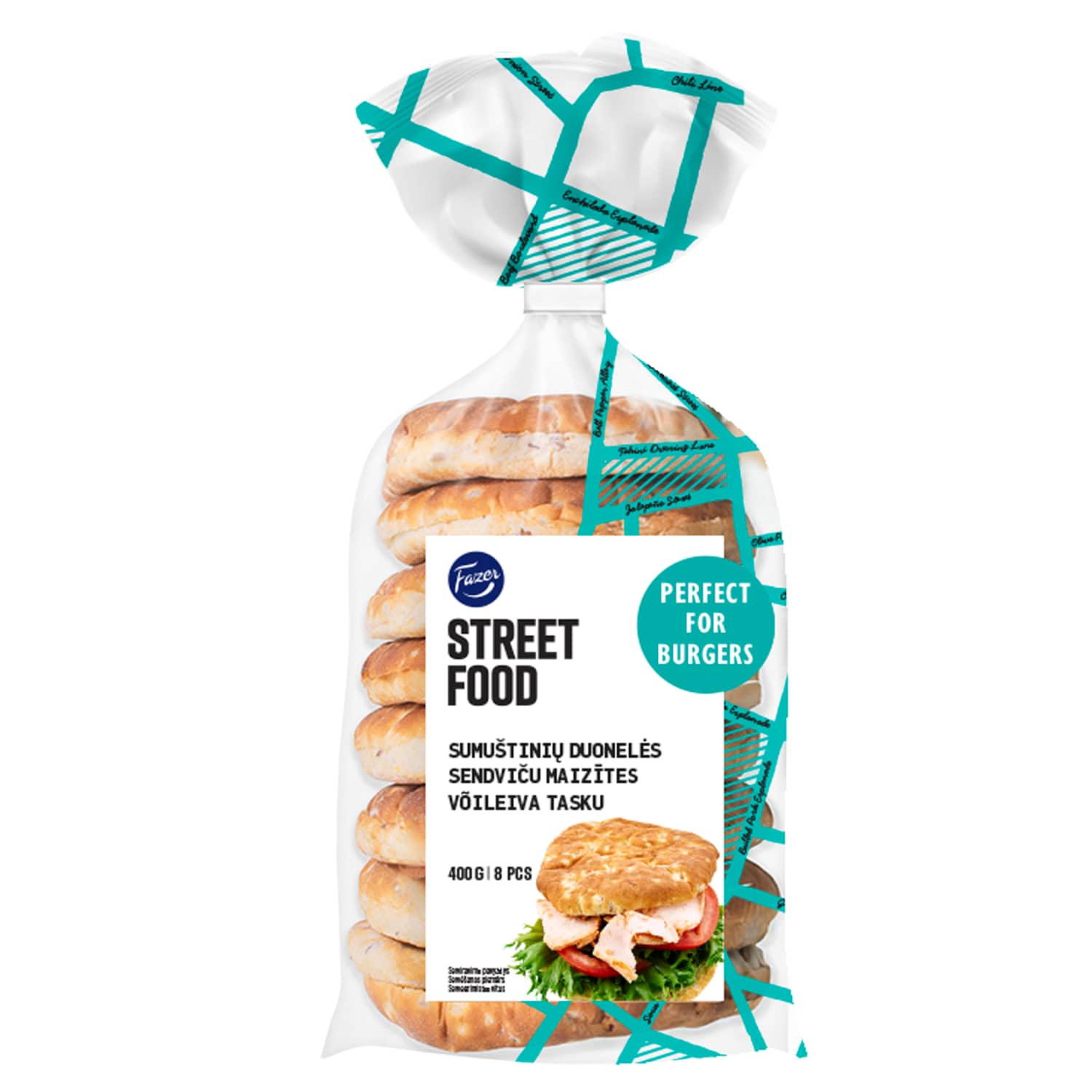 Võileiva tasku Fazer Street Food 400g