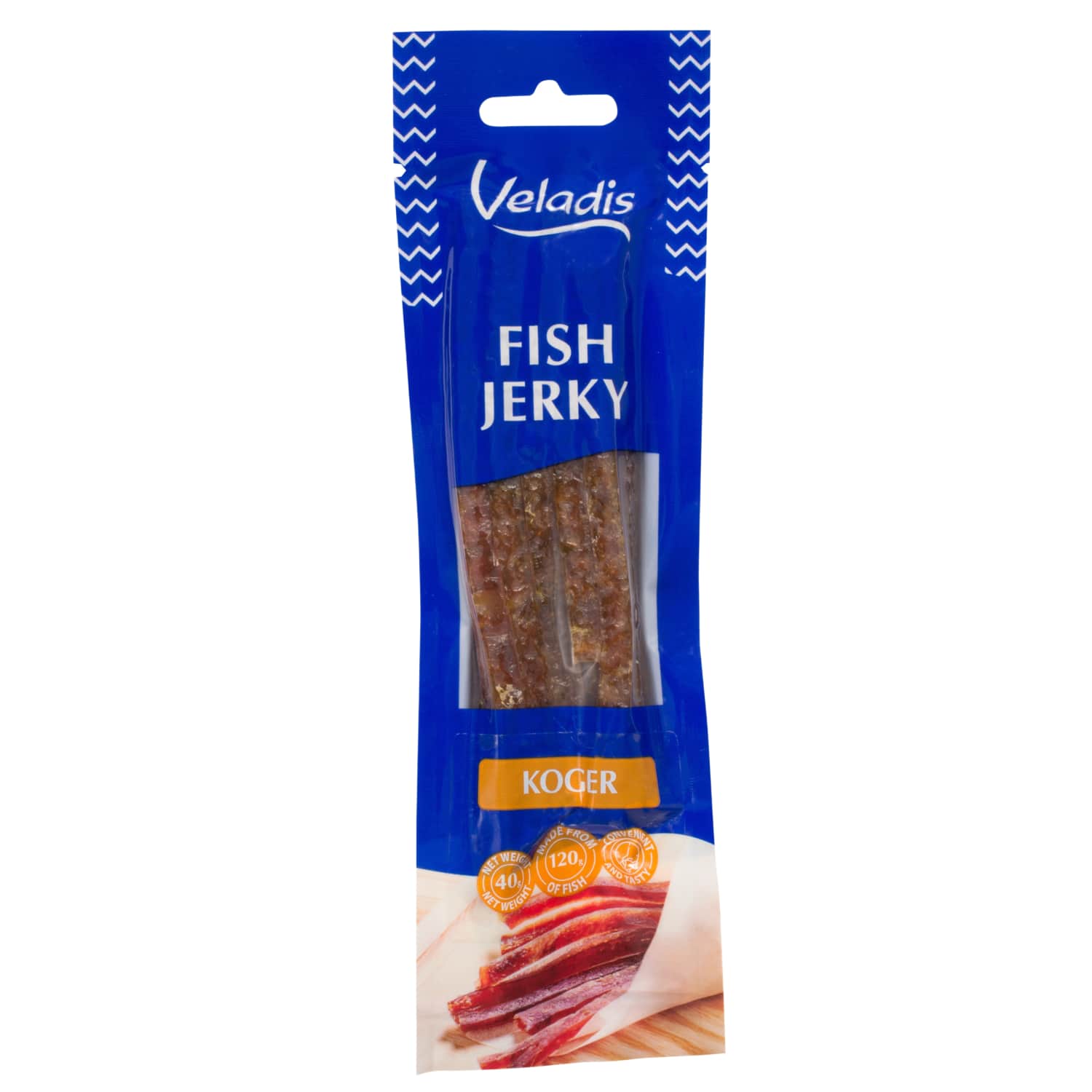 Kogre snäkk kuivatatud Veladis 40g