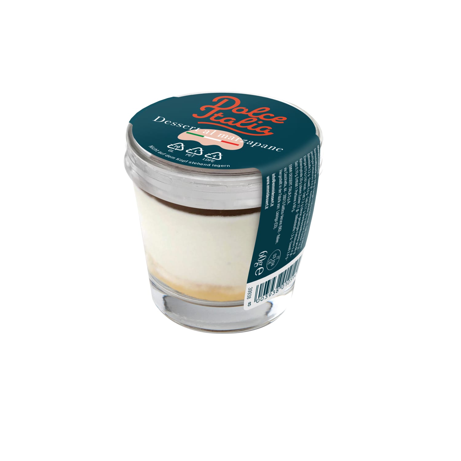 Marcip.putas Dolce Italia ar šokolādi 12% 60g