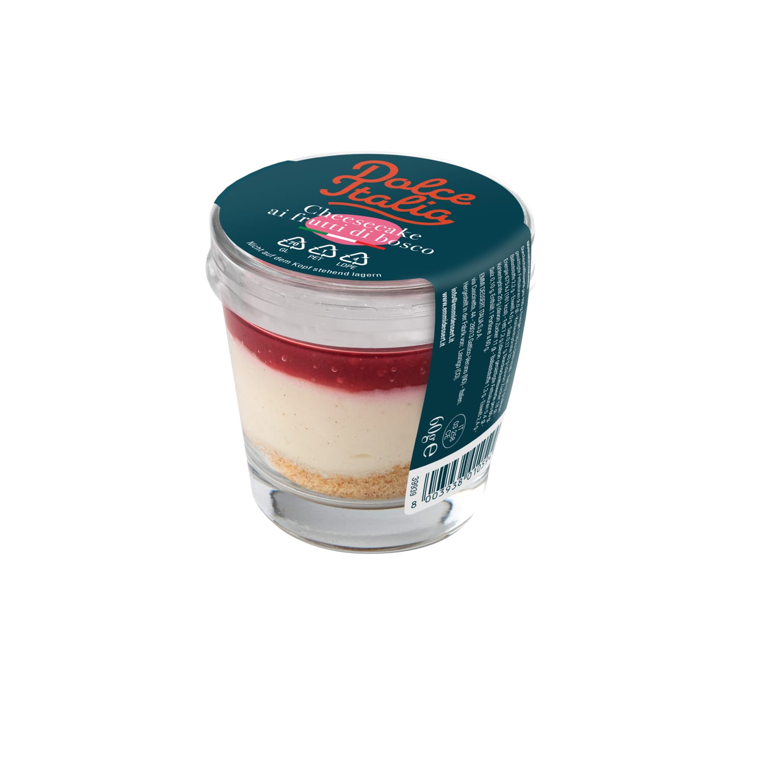 Siera kūka Dolce Italia meža ogas 9% 60g