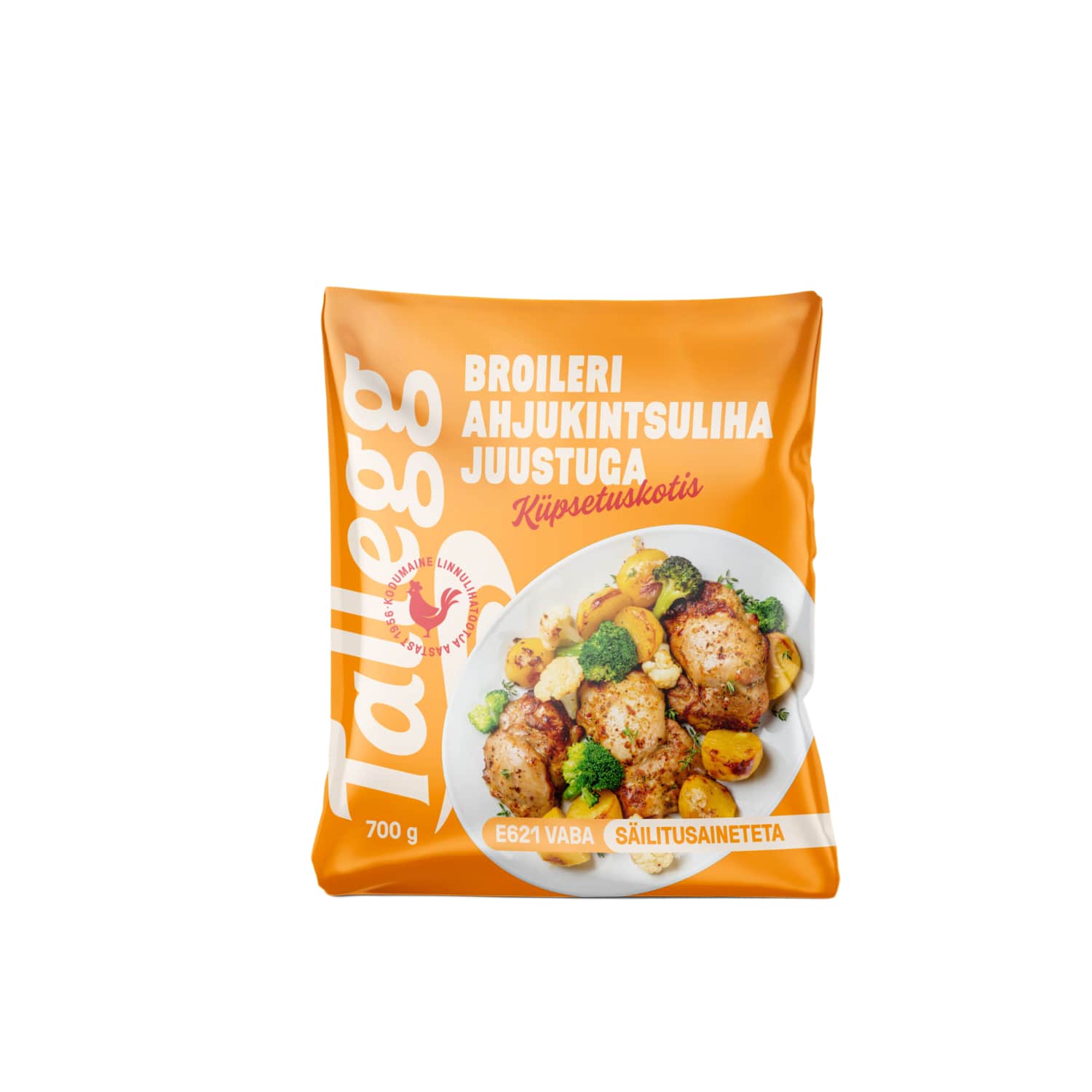 Broileri ahjukintsuliha juustuga Tallegg 700g
