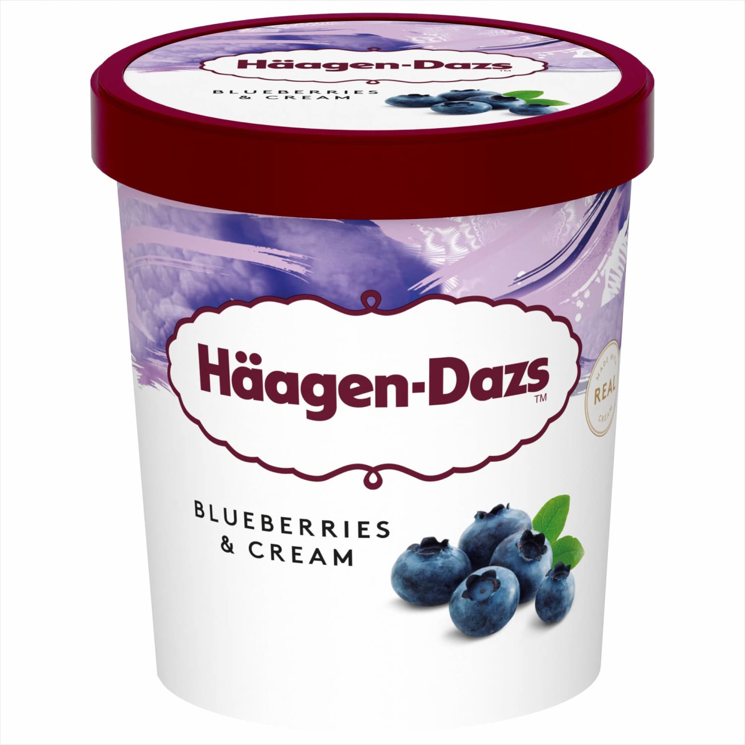 Mėlyn., grietinėlės ledai HAAGEN-DAZS, 460 ml