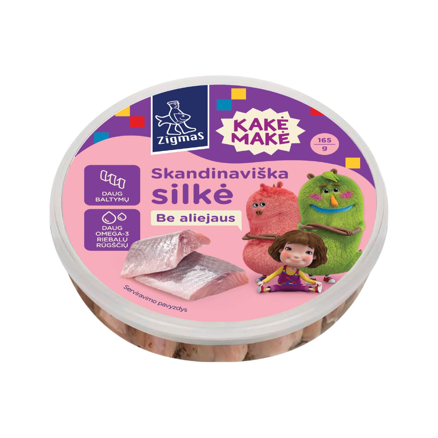 Rimi – akcija / nuolaida: Silkių filė be aliej. ZIGMAS KAKĖ MAKĖ, 165 g