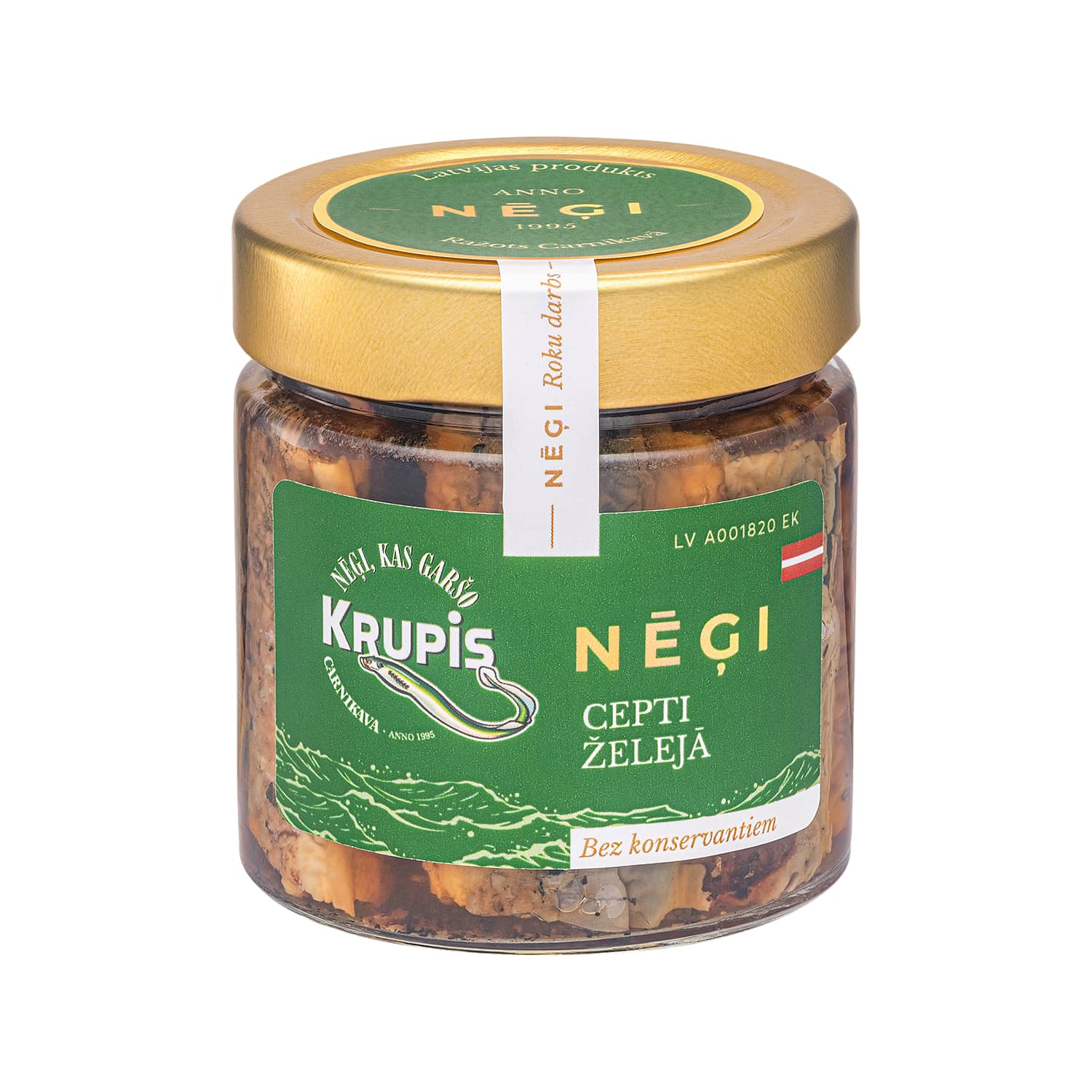 Nēģi Krupis cepti želejā 200g