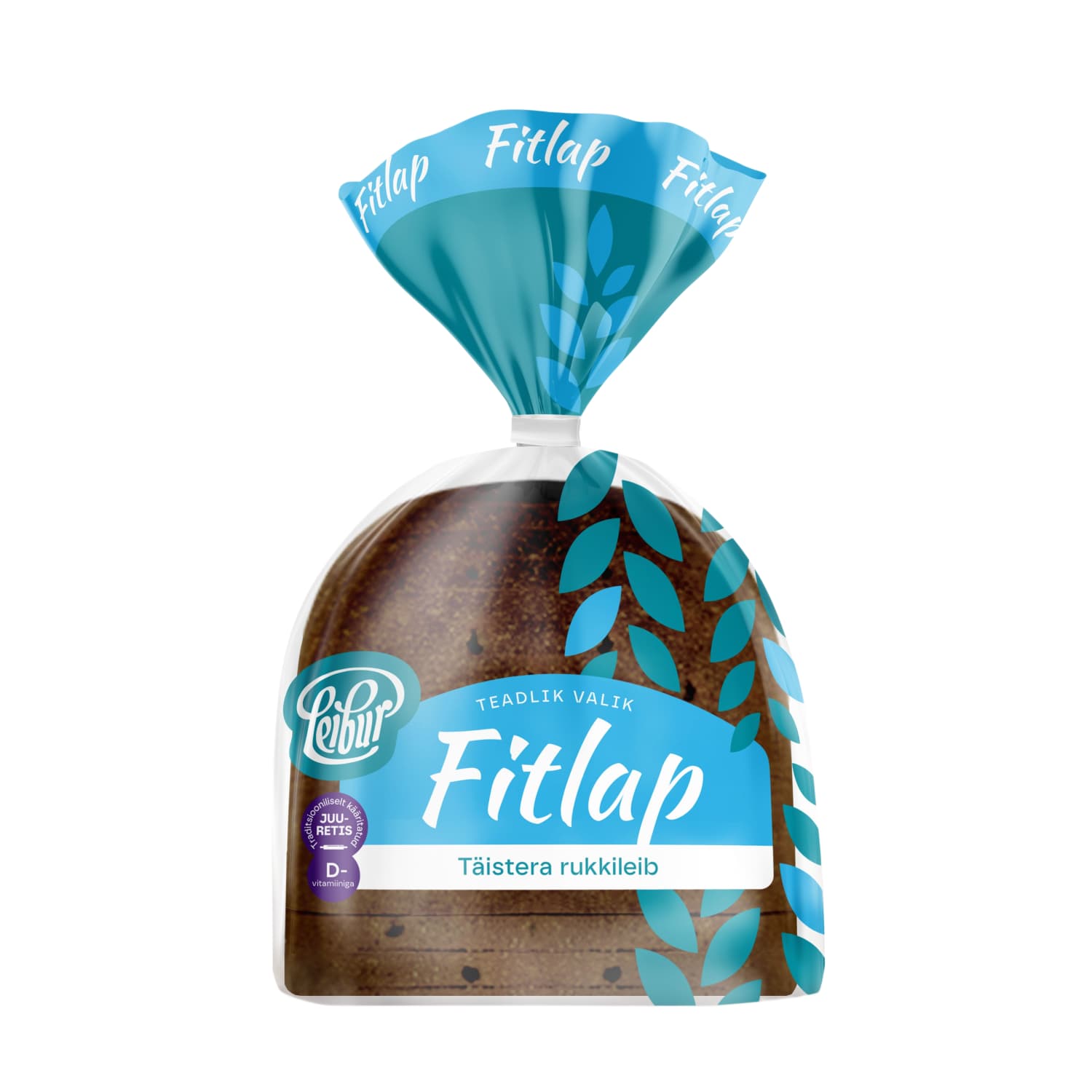 Rukkileib täistera Fitlap Leibur 390g