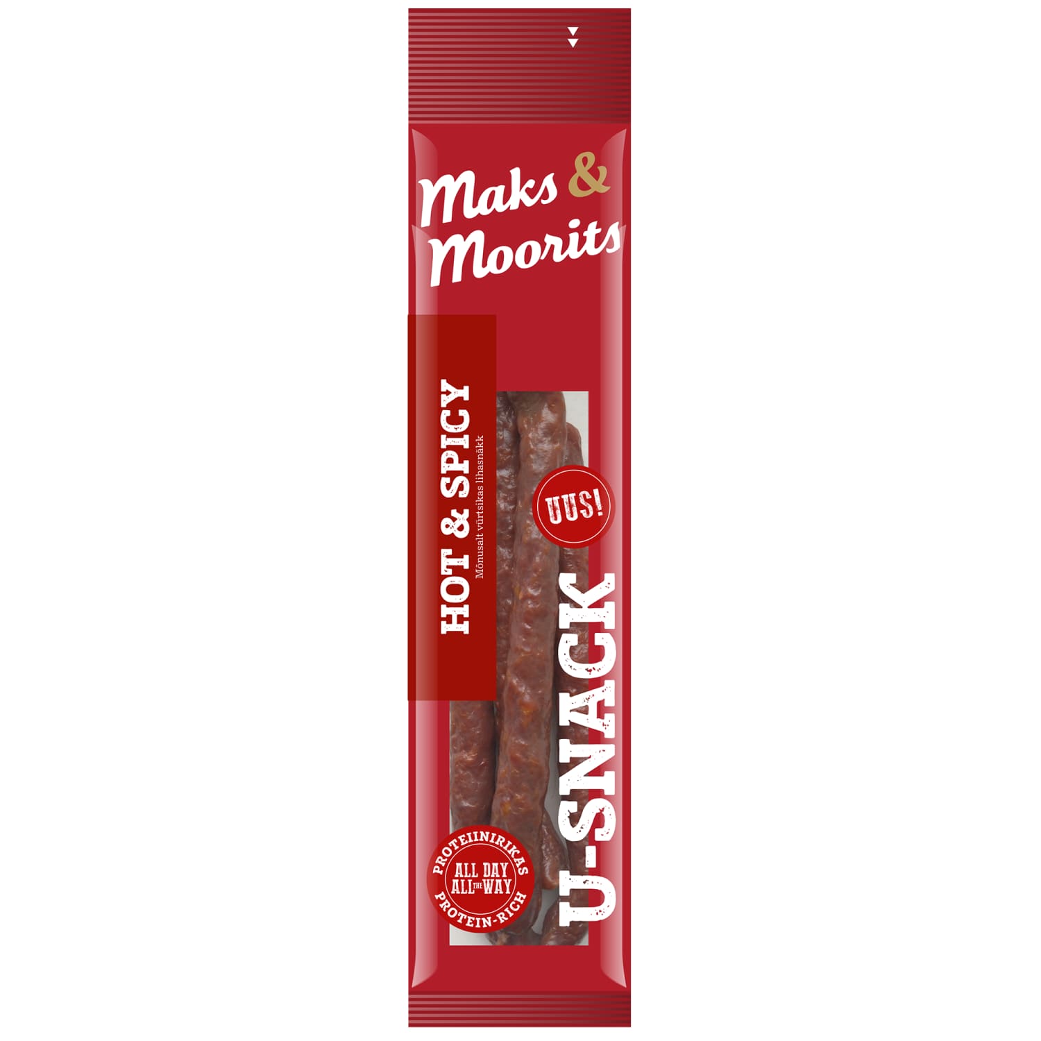 Vorstisnäkk Hot & Spicy U-Snack M&M 85g