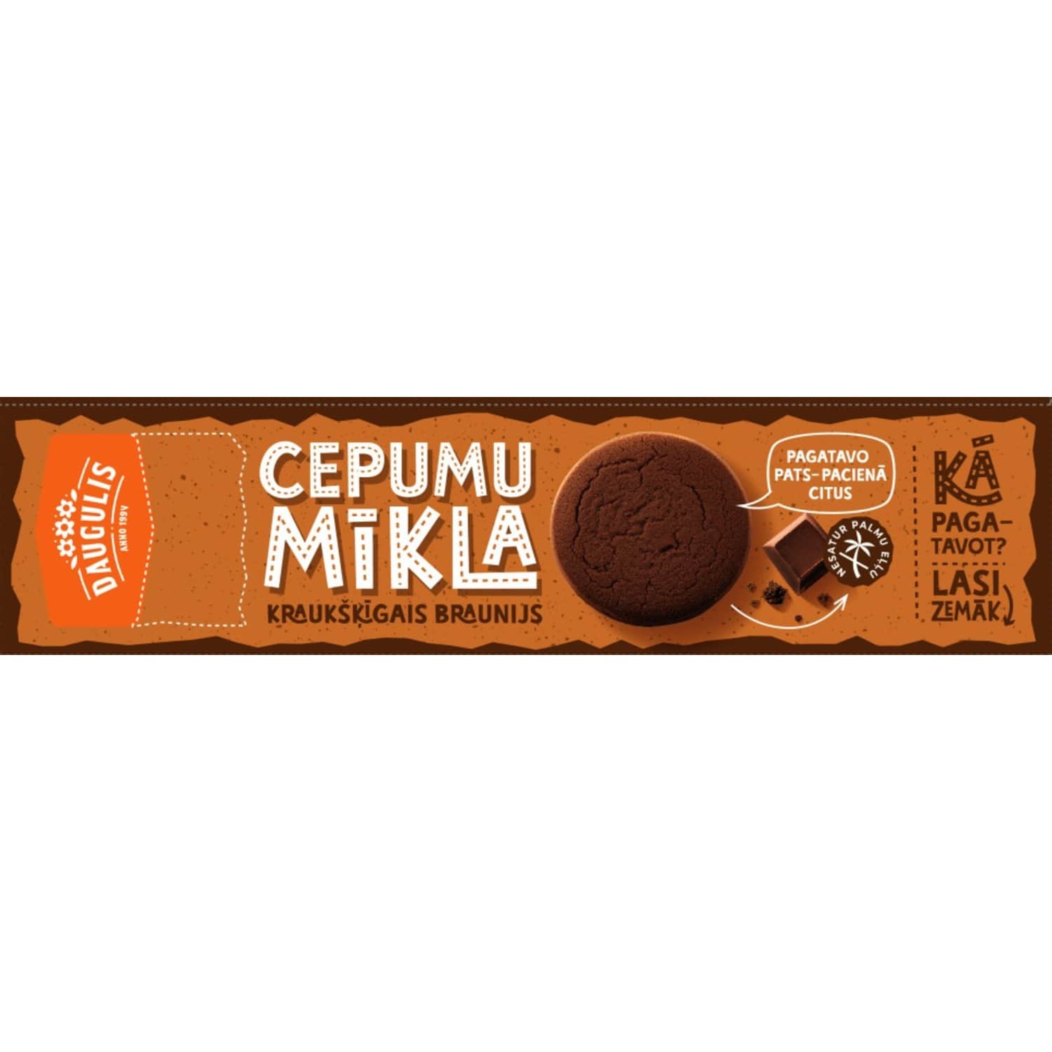 Cepumu mīkla Daugulis Kraukšķ. braunijs 450g