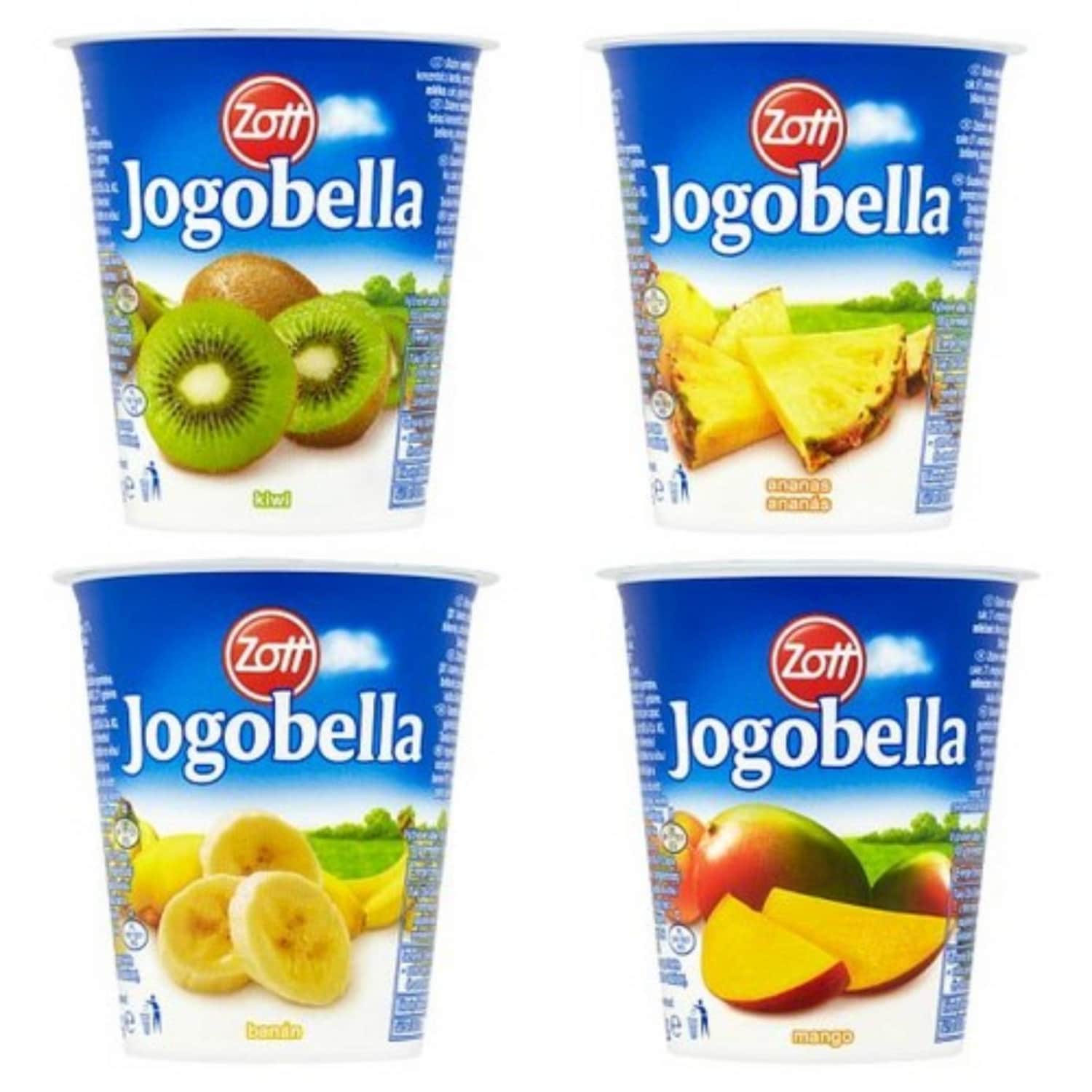 Jogur. ZOTT JOGOBELLA EXOTIC, su vais.,150 g