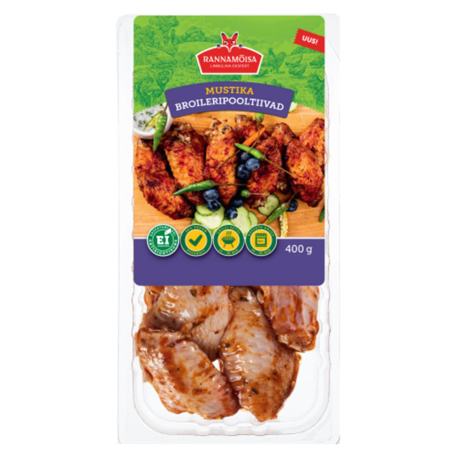 Broileripooltiivad mustika Rannamõisa 400g