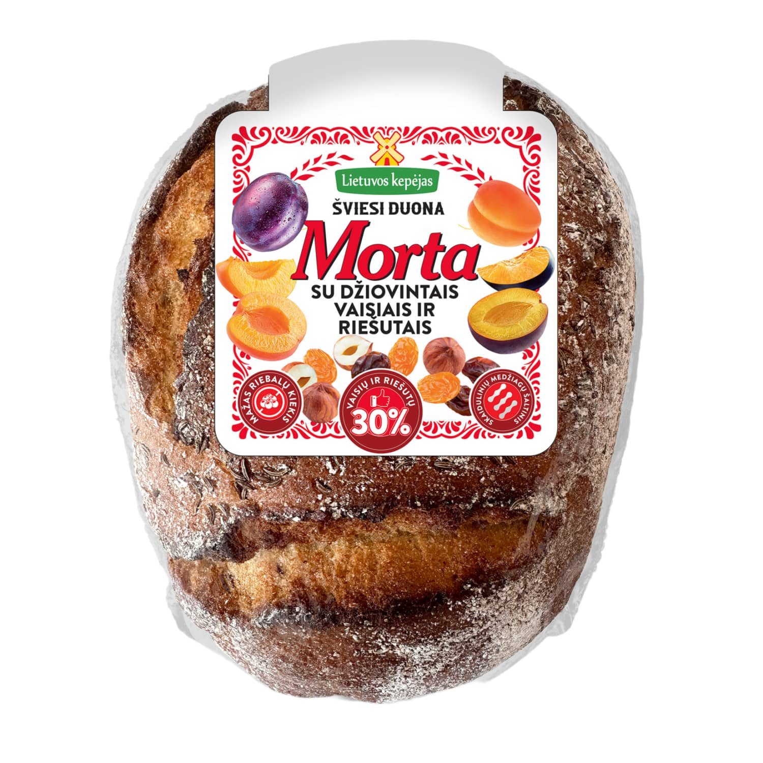 Šviesi duona su dž. vais., rieš. MORTA, 500 g