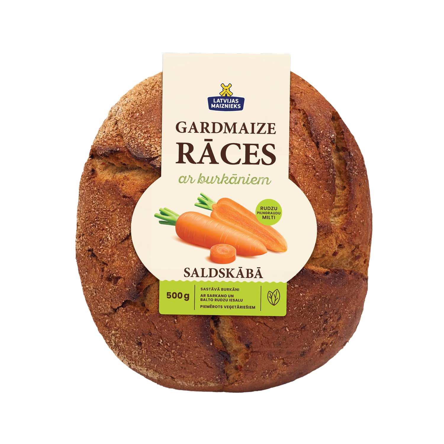 Maize Gardmaize rāces ar burkāniem 500g