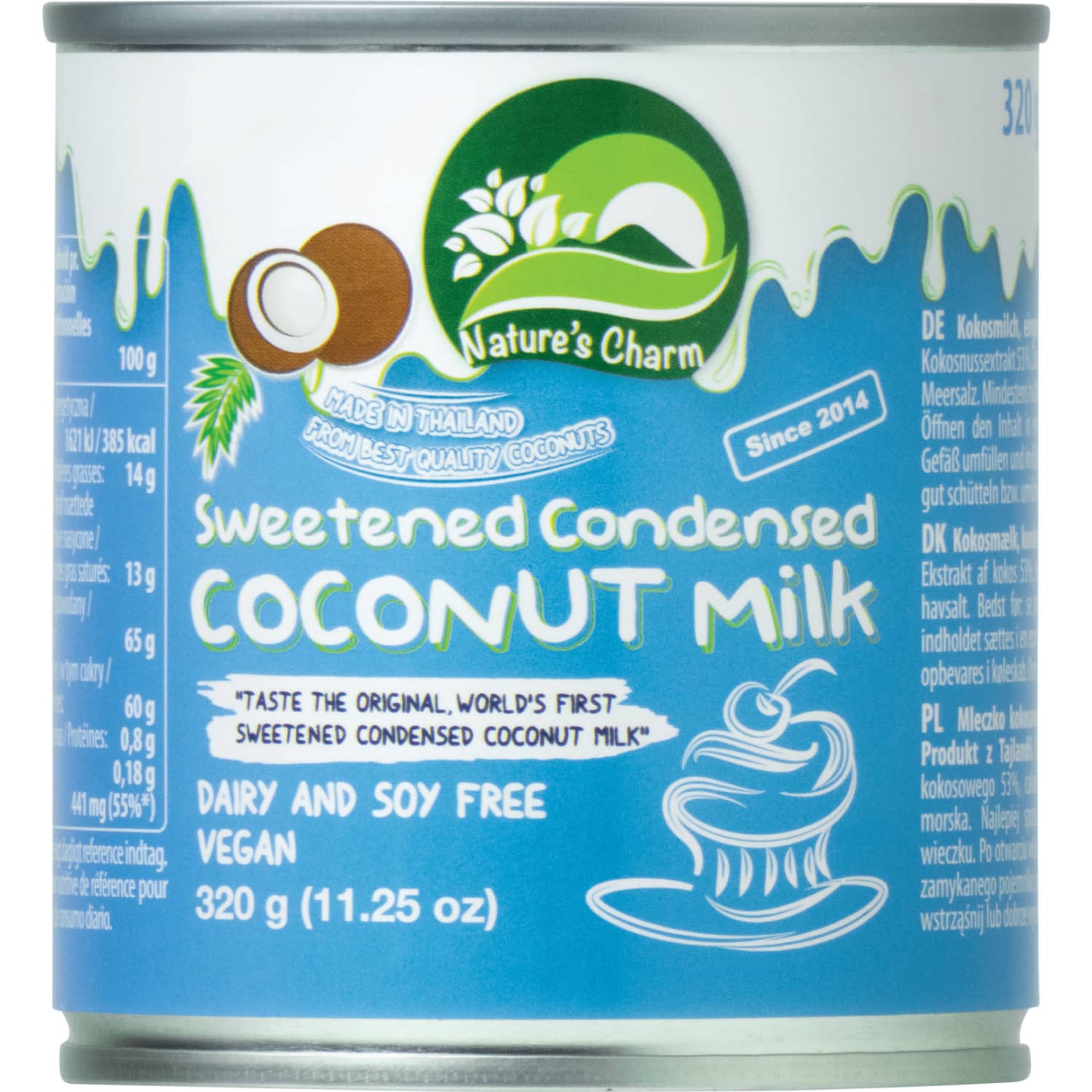 Sald. kokosų gėrimas NATURE'S CHARM, 320 g