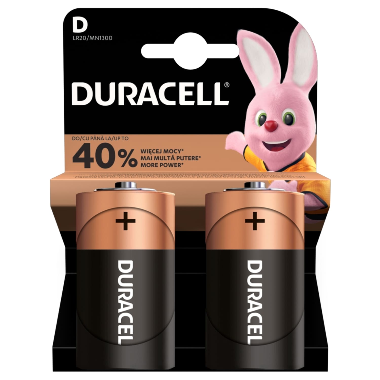 Baterijas Duracell D LR20 2 gab.