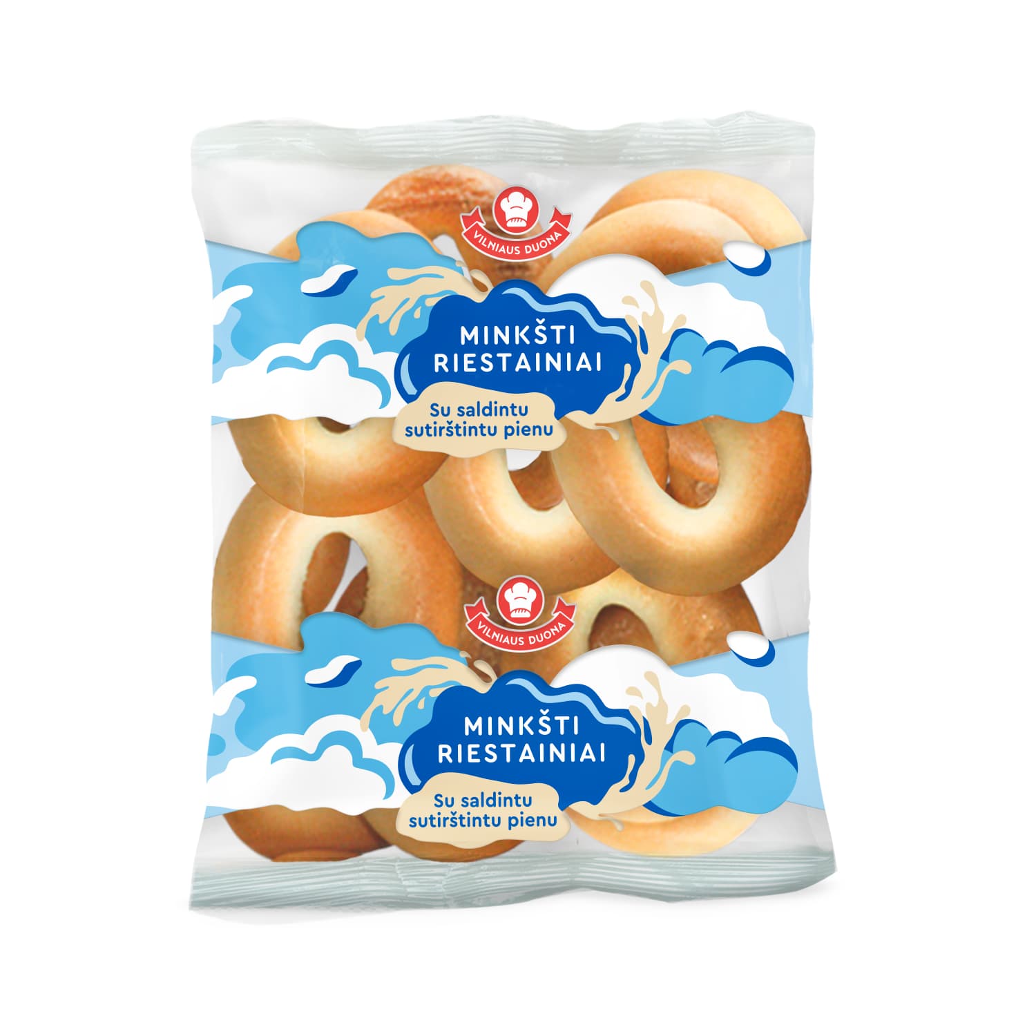 Minkšti riestainiai su sutiršt. pienu, 200 g