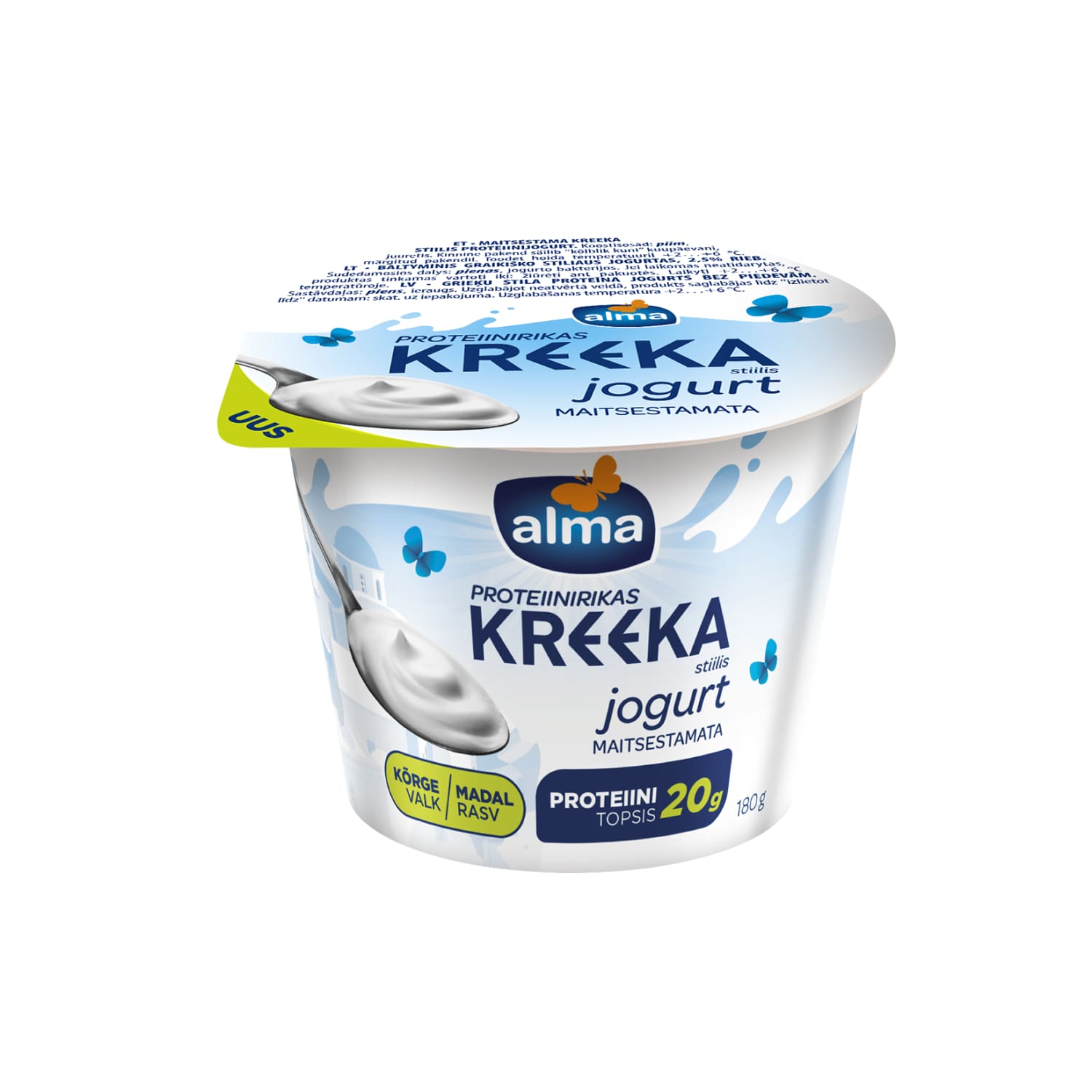 Proteiinijog. kreeka stiil. m.-mata Alma 180g