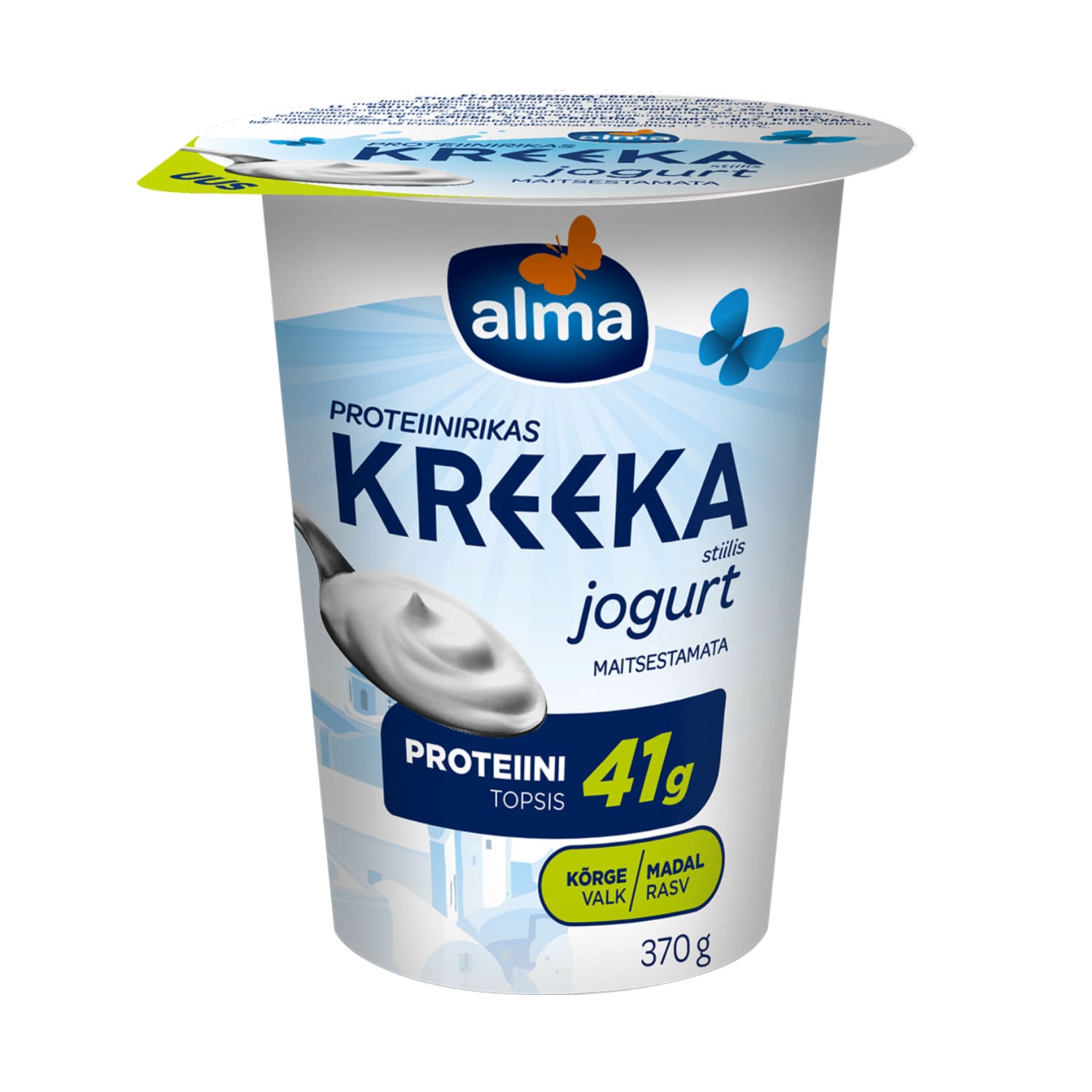 Graik. st. balt. jogurtas ALMA, 2,5%, 370 g